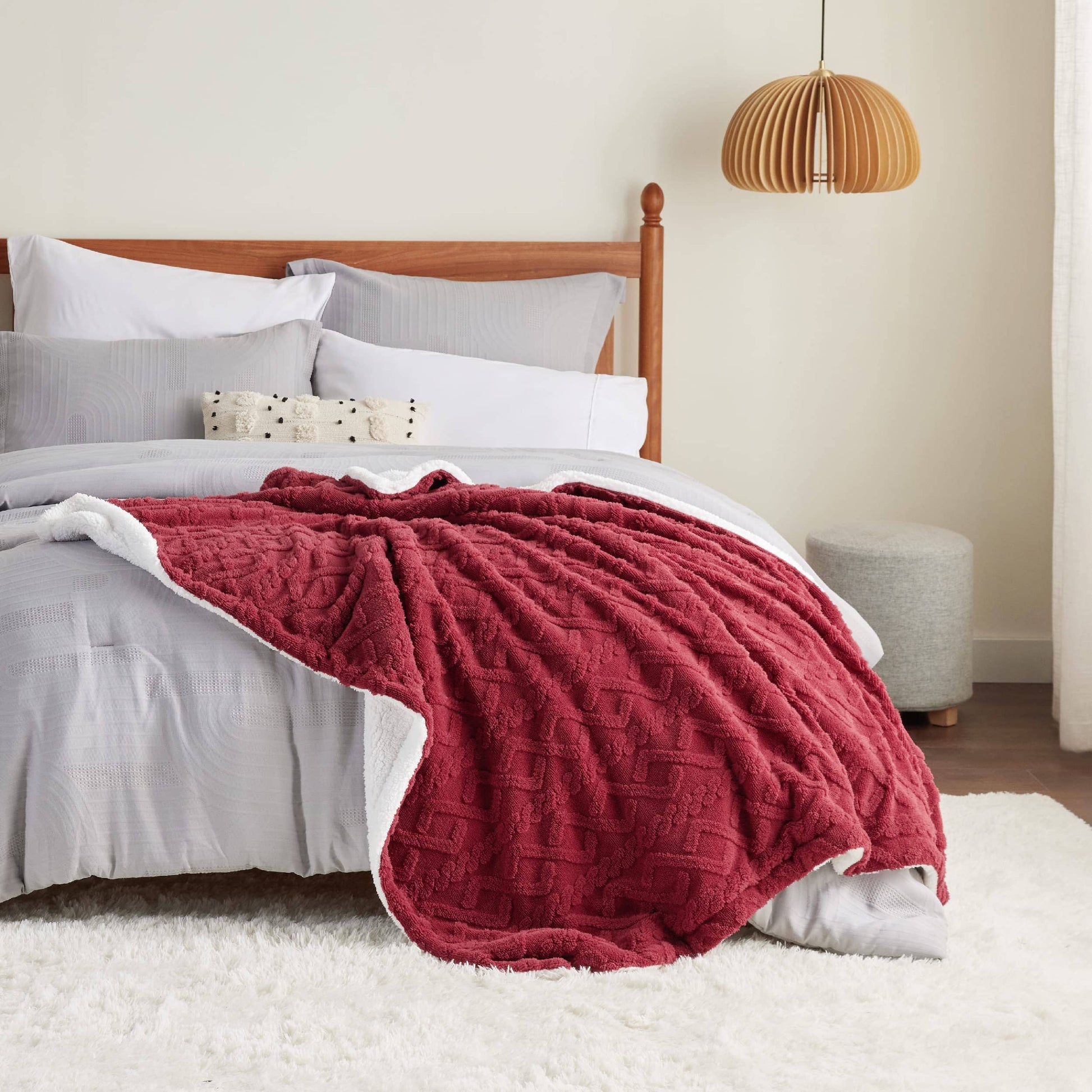 GentleSoft™ Sherpa Throw Blanket For Couch