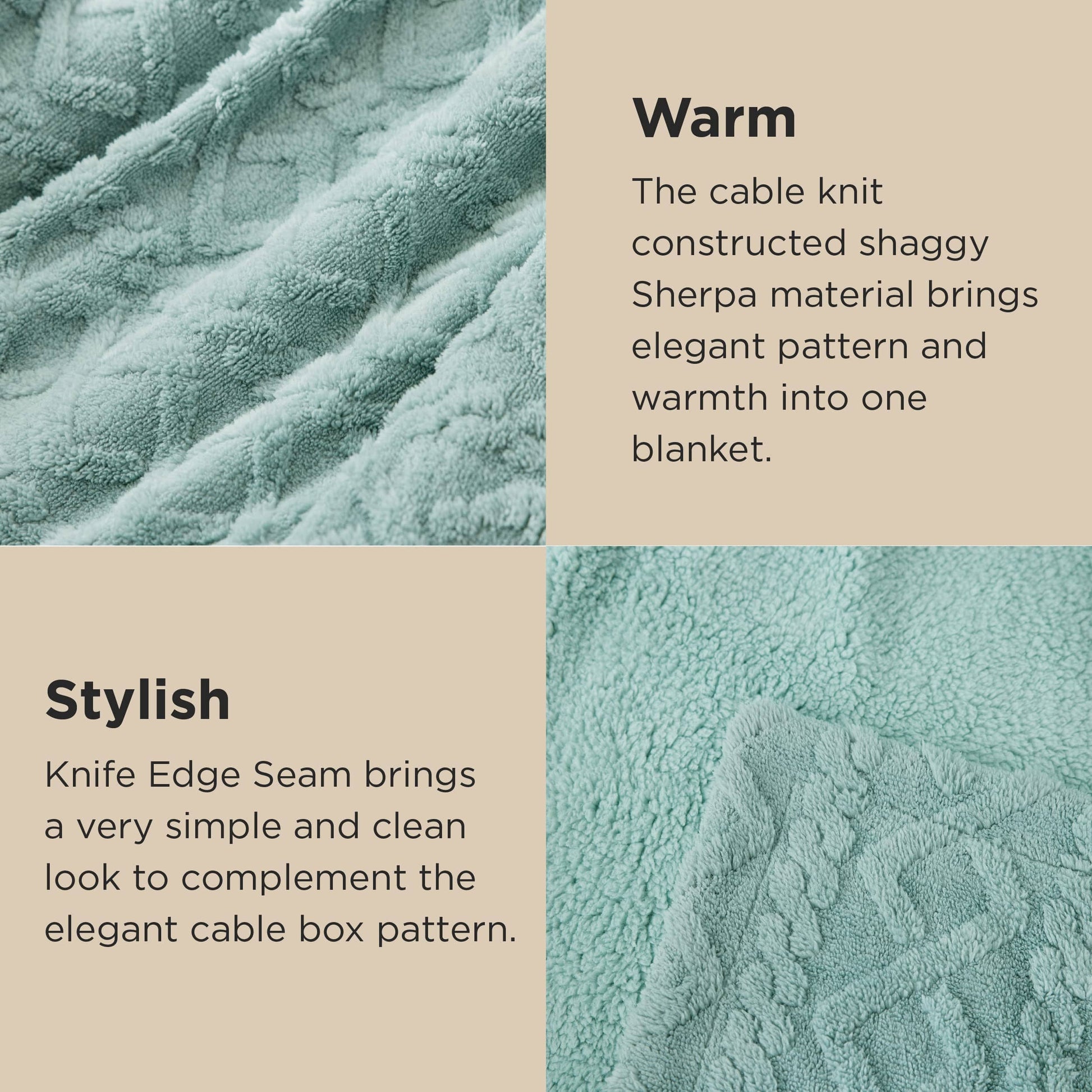 GentleSoft™ Sherpa Throw Blanket For Couch