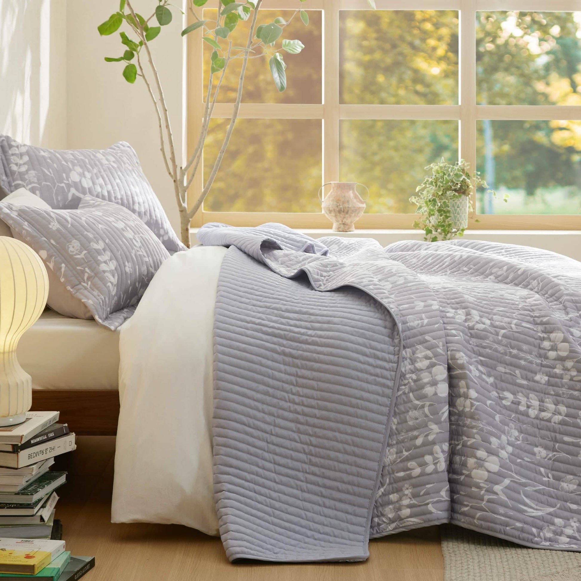 GentleSoft™ Botanical Quilt Set