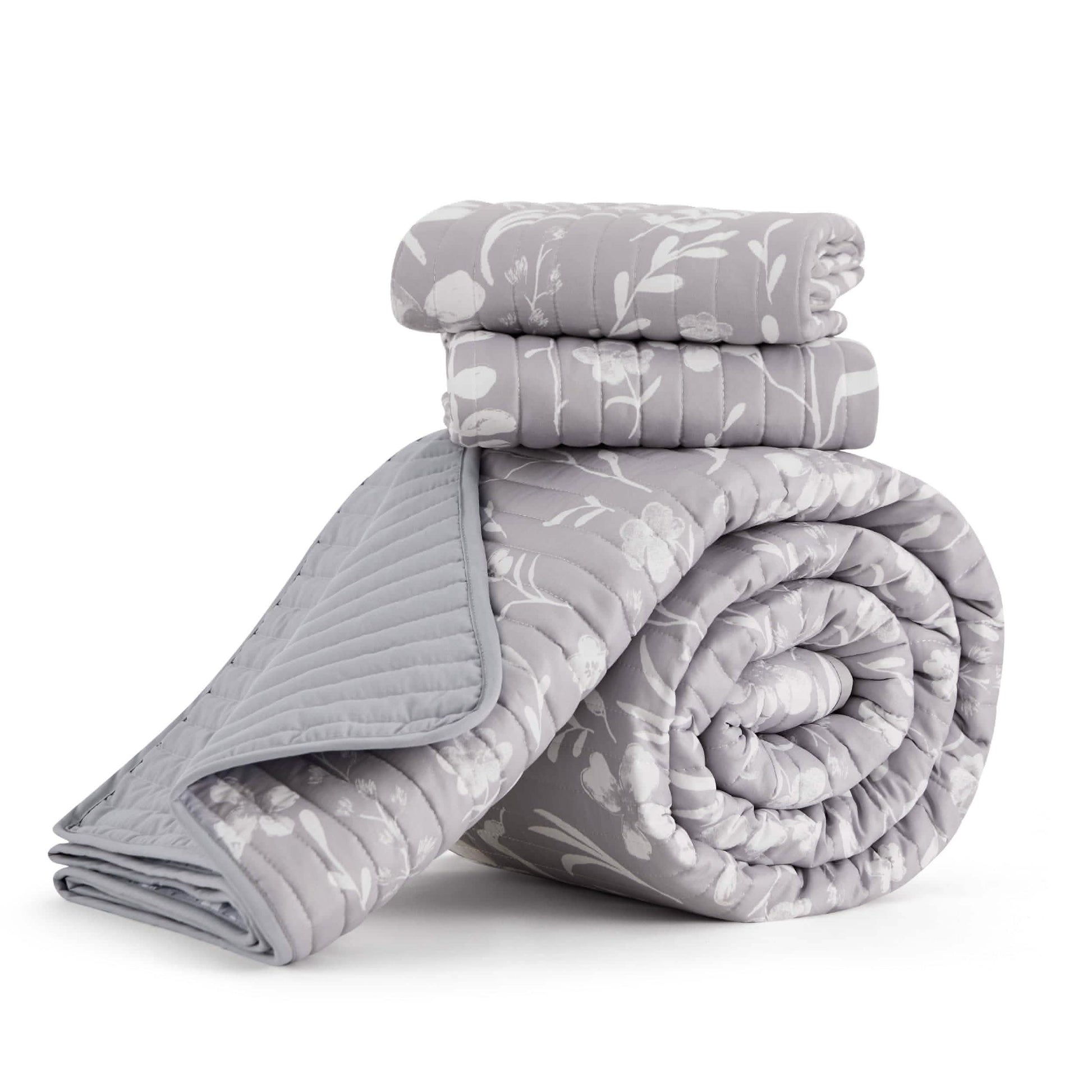 GentleSoft™ Botanical Quilt Set