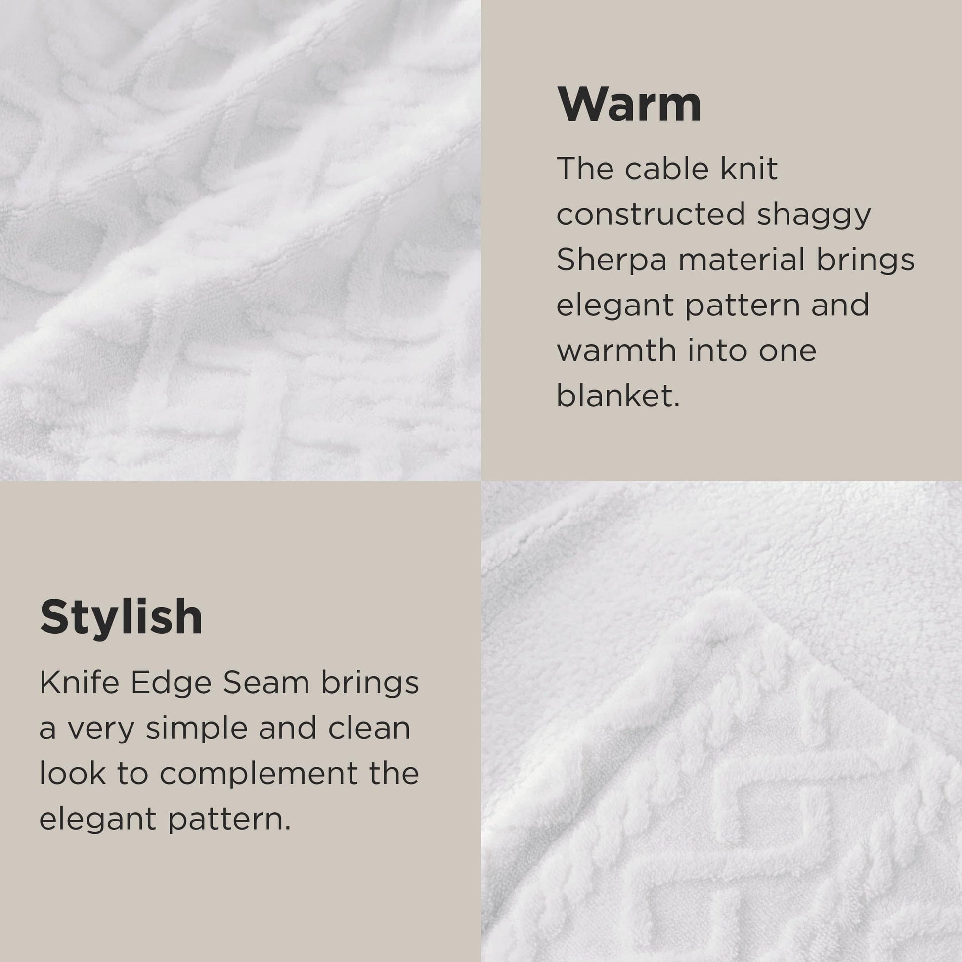 GentleSoft™ Sherpa Throw Blanket For Couch