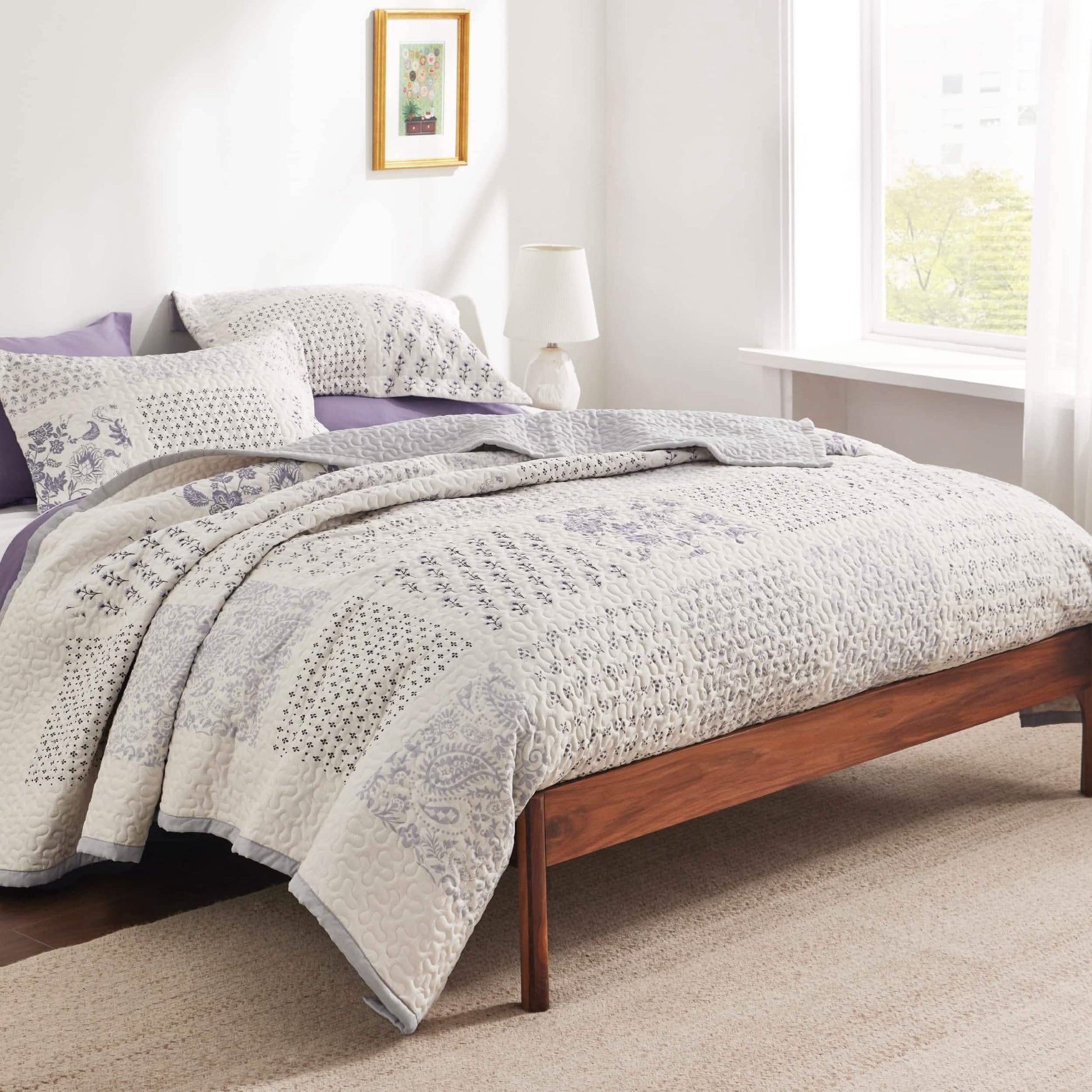 GentleSoft™ Botanical Quilt Set