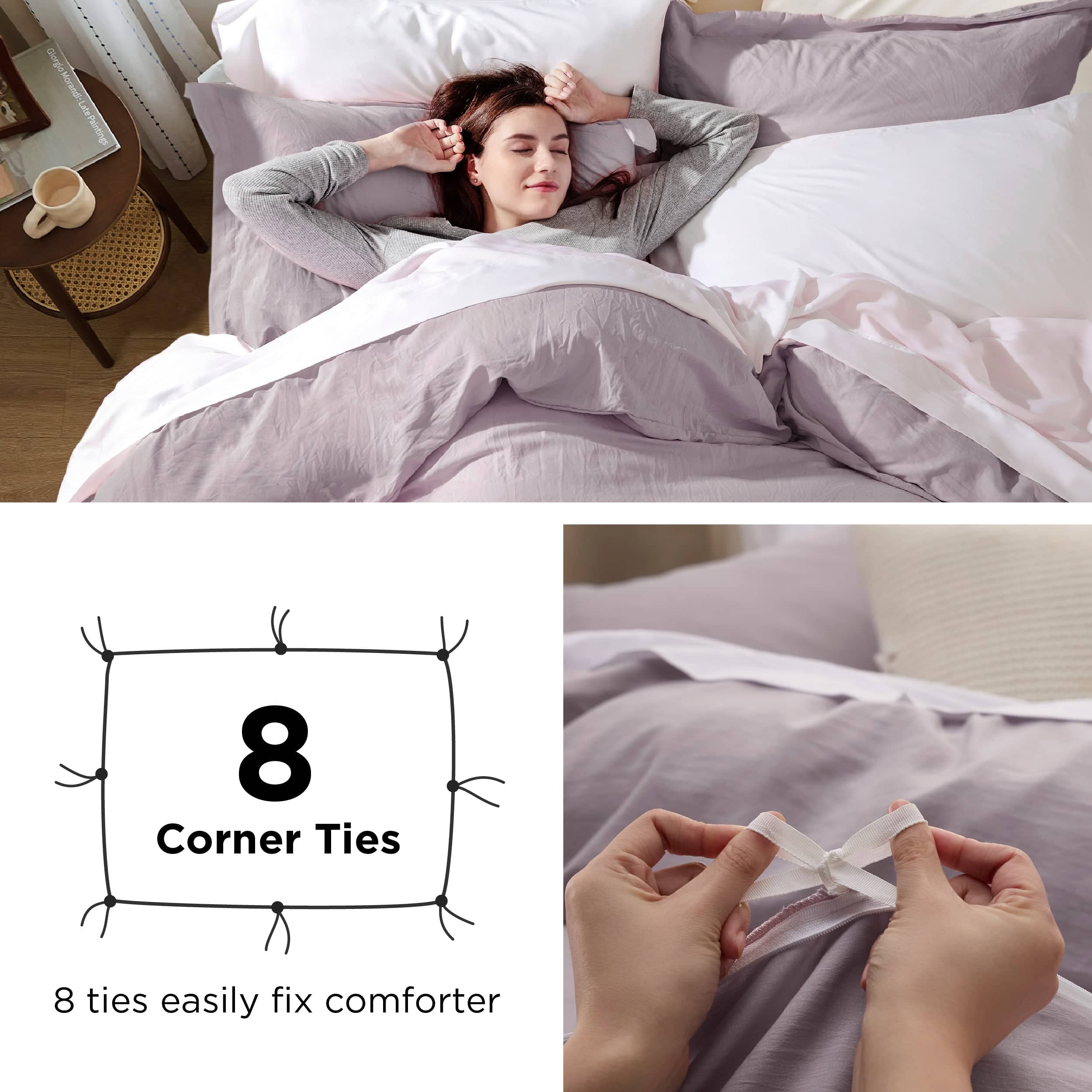 Ultra Soft Hypoallergenic Microfiber Duvet Cover Set