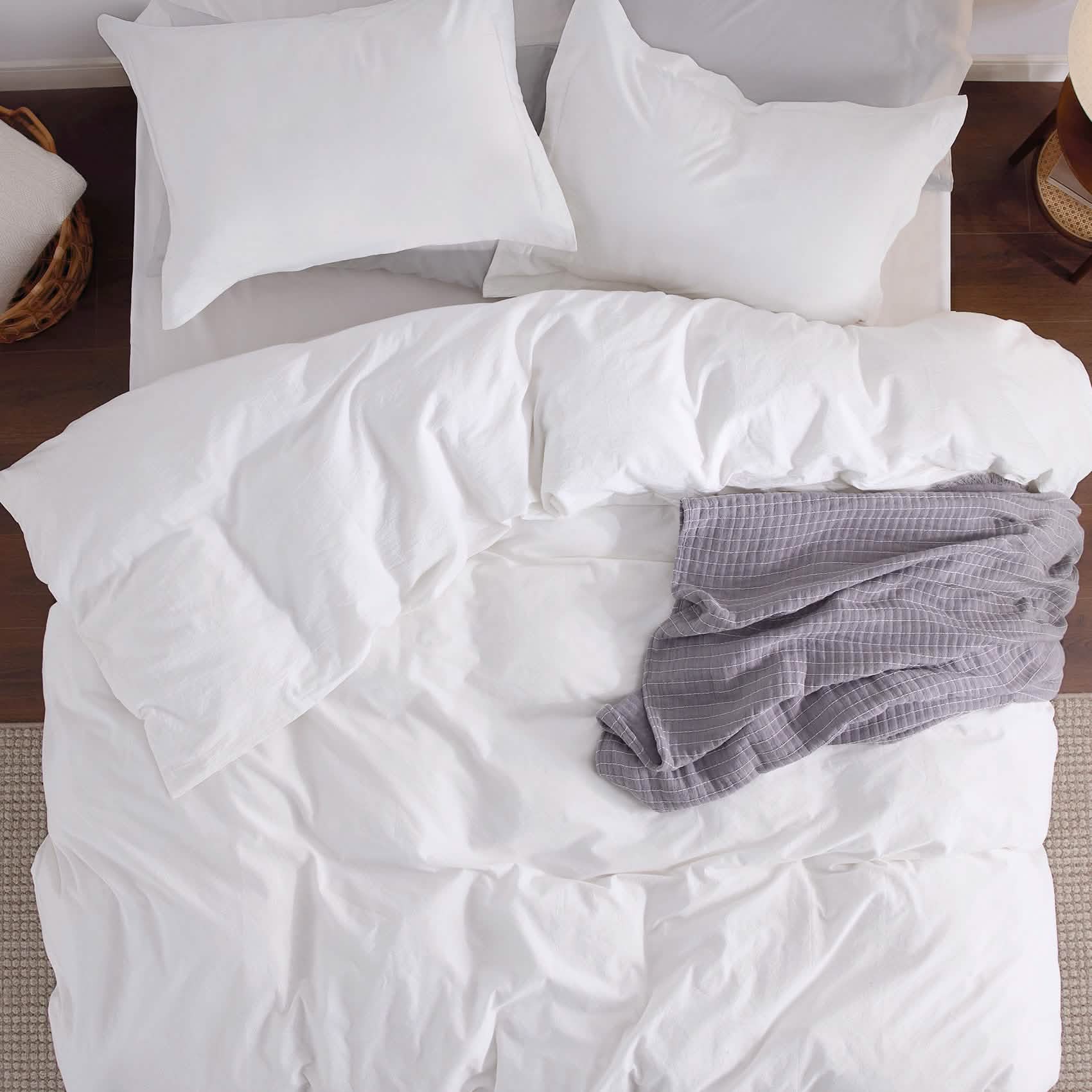 GentleSoft™ Washed Cotton Duvet Cover Set
