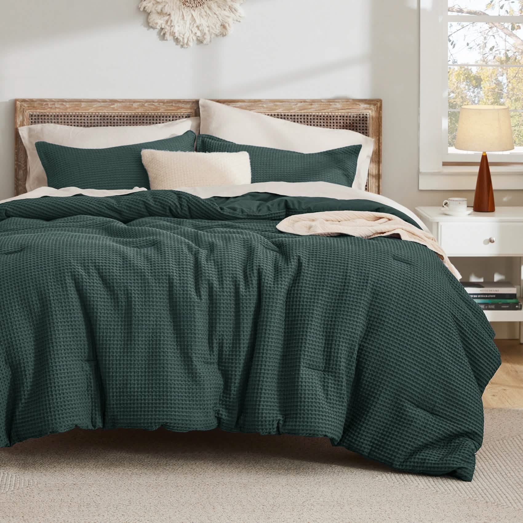 GentleSoft™ Cotton Waffle Weave Comforter Set
