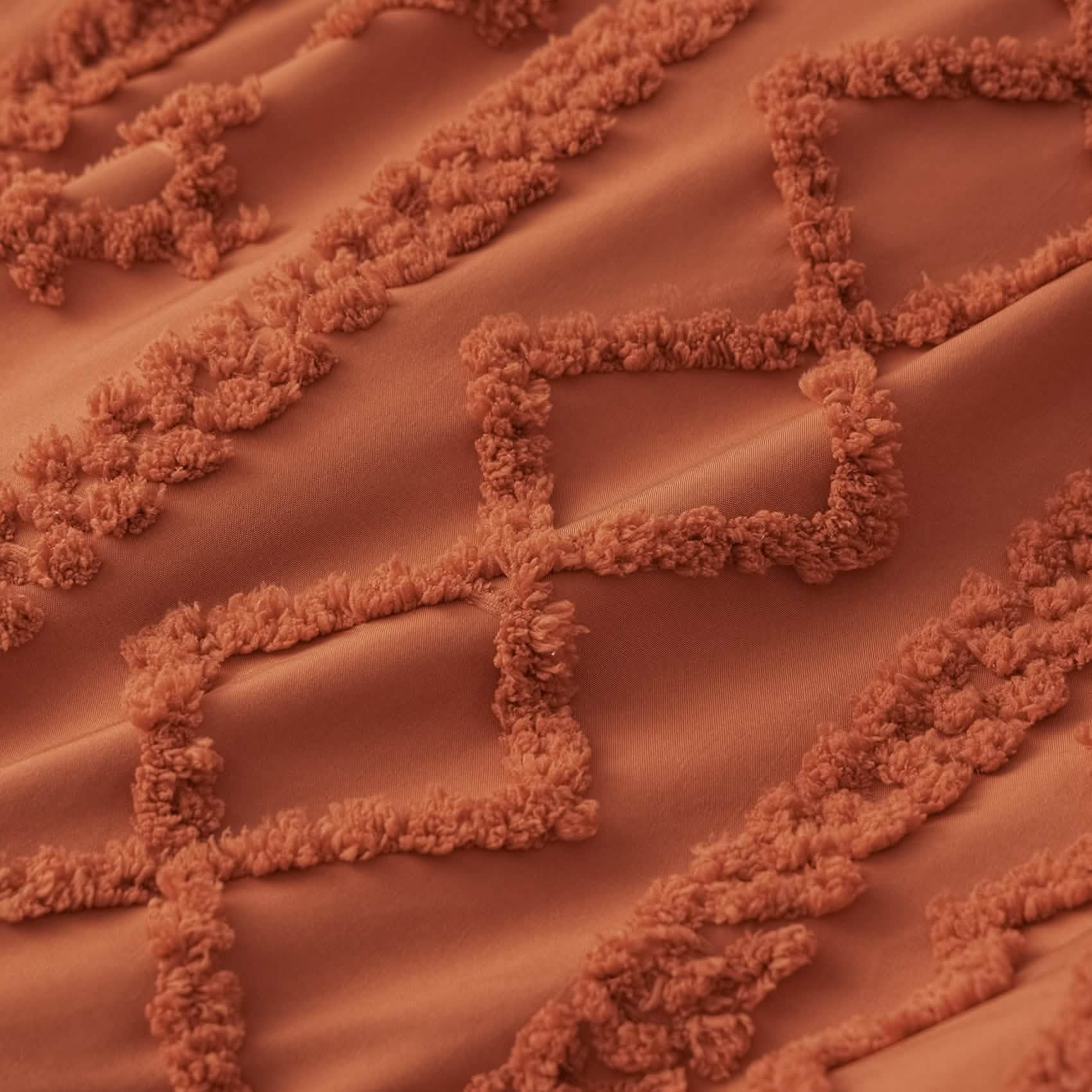 GentleSoft™ Boho Tufted Embroidery Duvet Cover Set