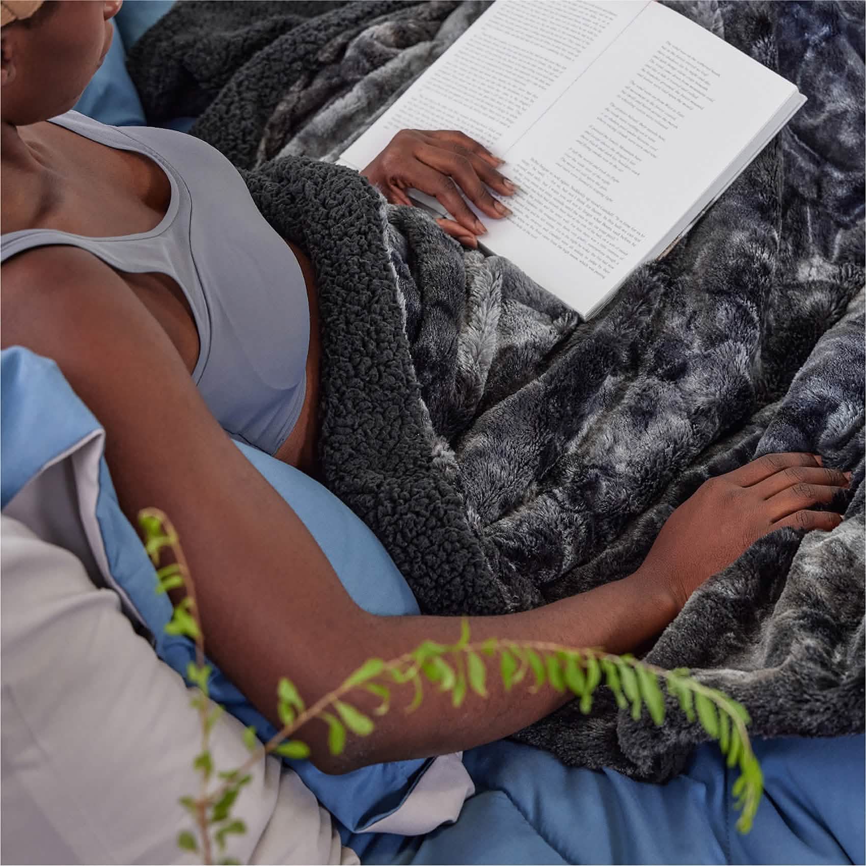 GentleSoft™ Faux Fur Sherpa Fleece Blanket
