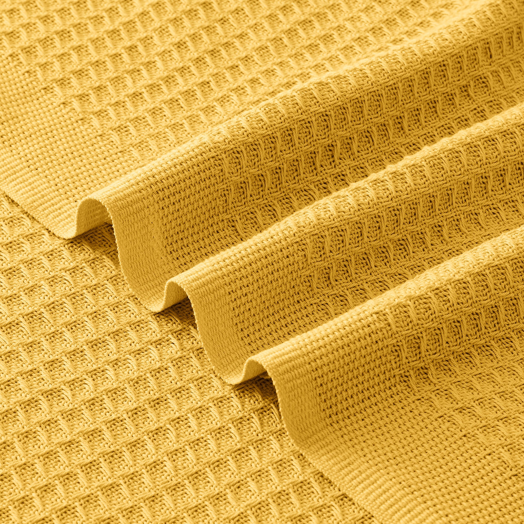GentleSoft™ Cotton Waffle Weave Blanket