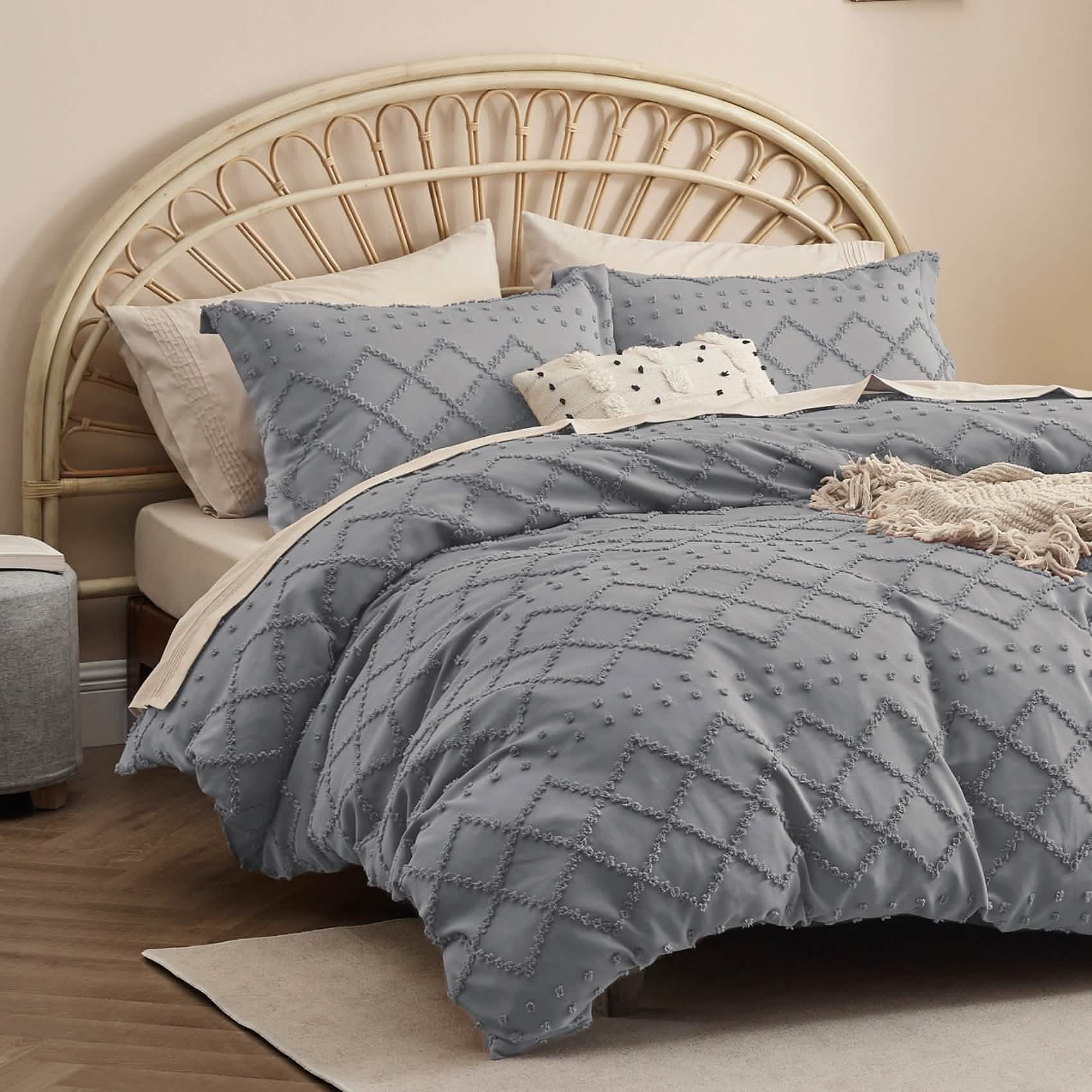 GentleSoft™ Embroidery Boho Duvet Cover Set