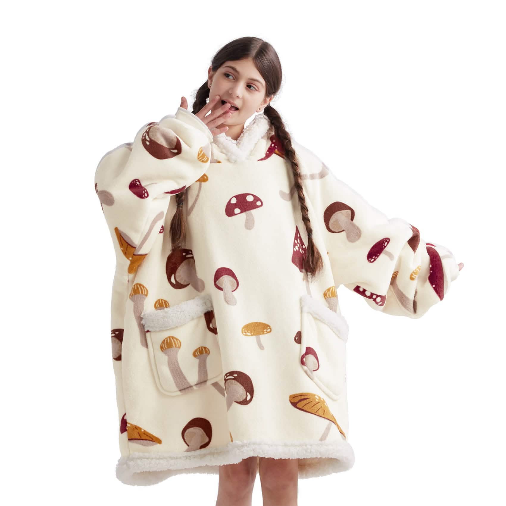 Cute Oodie GentleSoft™ Cute Printed Patterns Sherpa Blanket