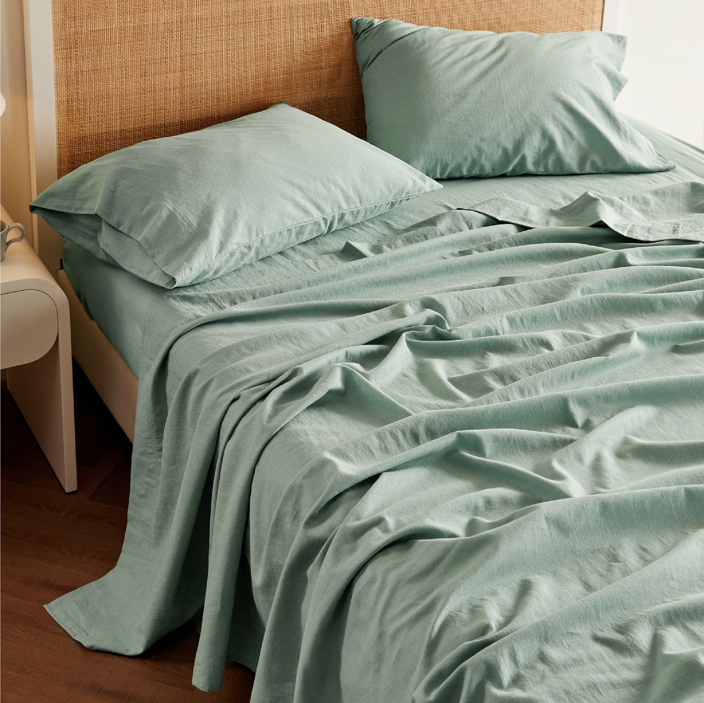 GentleSoft® Cotton-Linen Blend Sheet Set