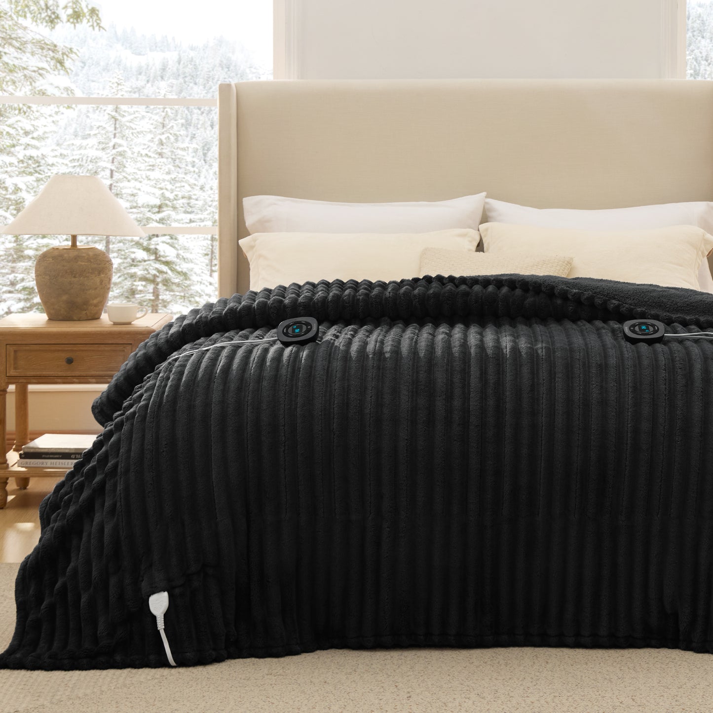 GentleSoft® Ribbed Heated Blanket