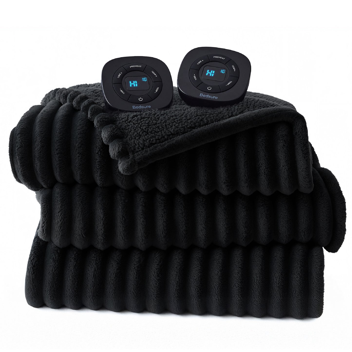 GentleSoft® Ribbed Heated Blanket