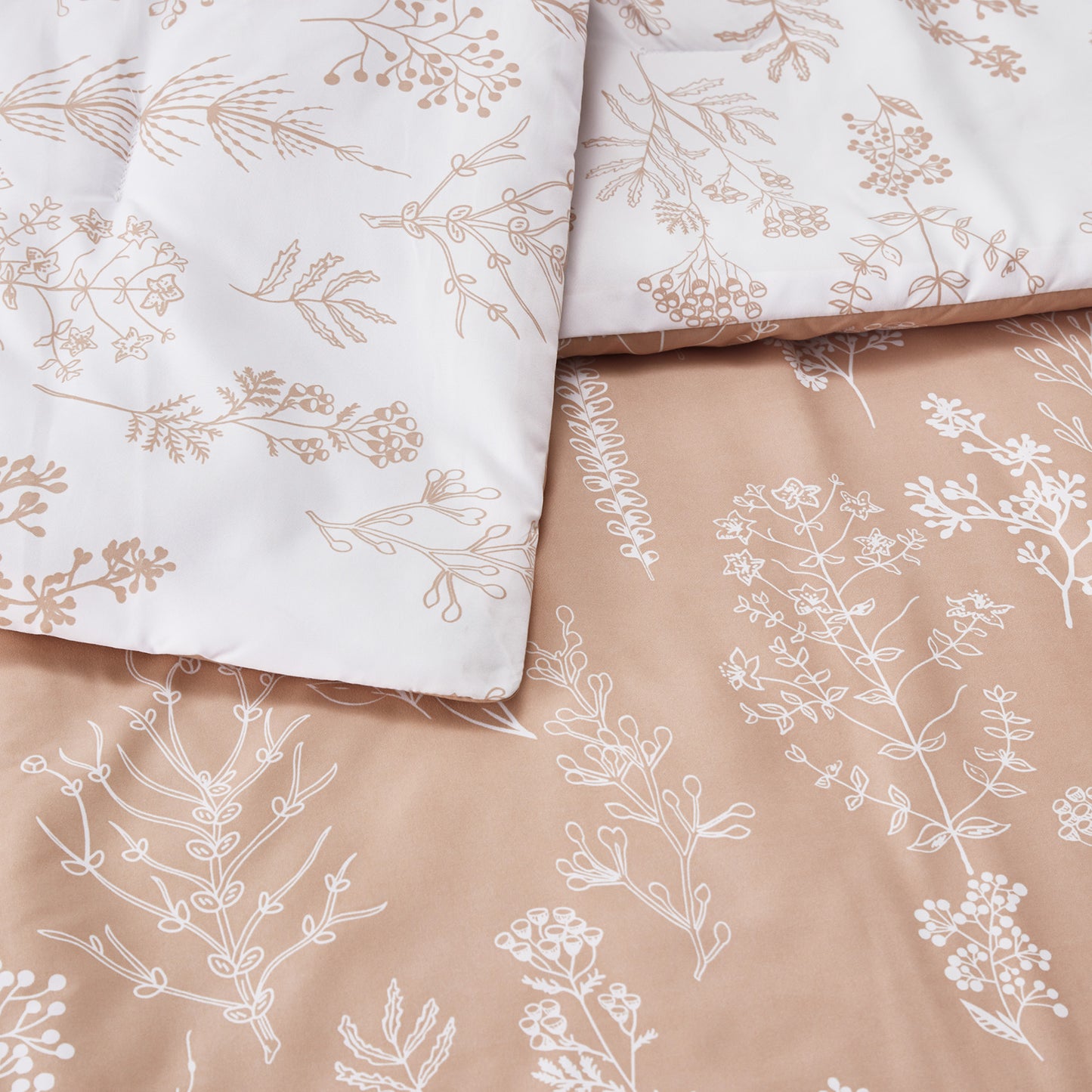 GentleSoft® Reversible Floral Print Duvet Cover Set