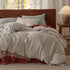 GentleSoft™ Cotton Linen Hybrid Duvet Cover Set