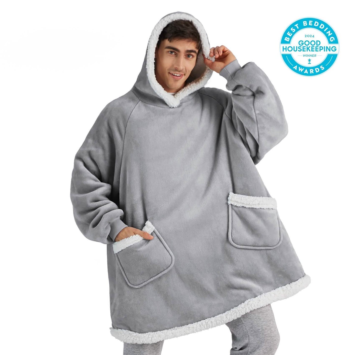 GentleSoft™ Sherpa Fleece Wearable Blanket
