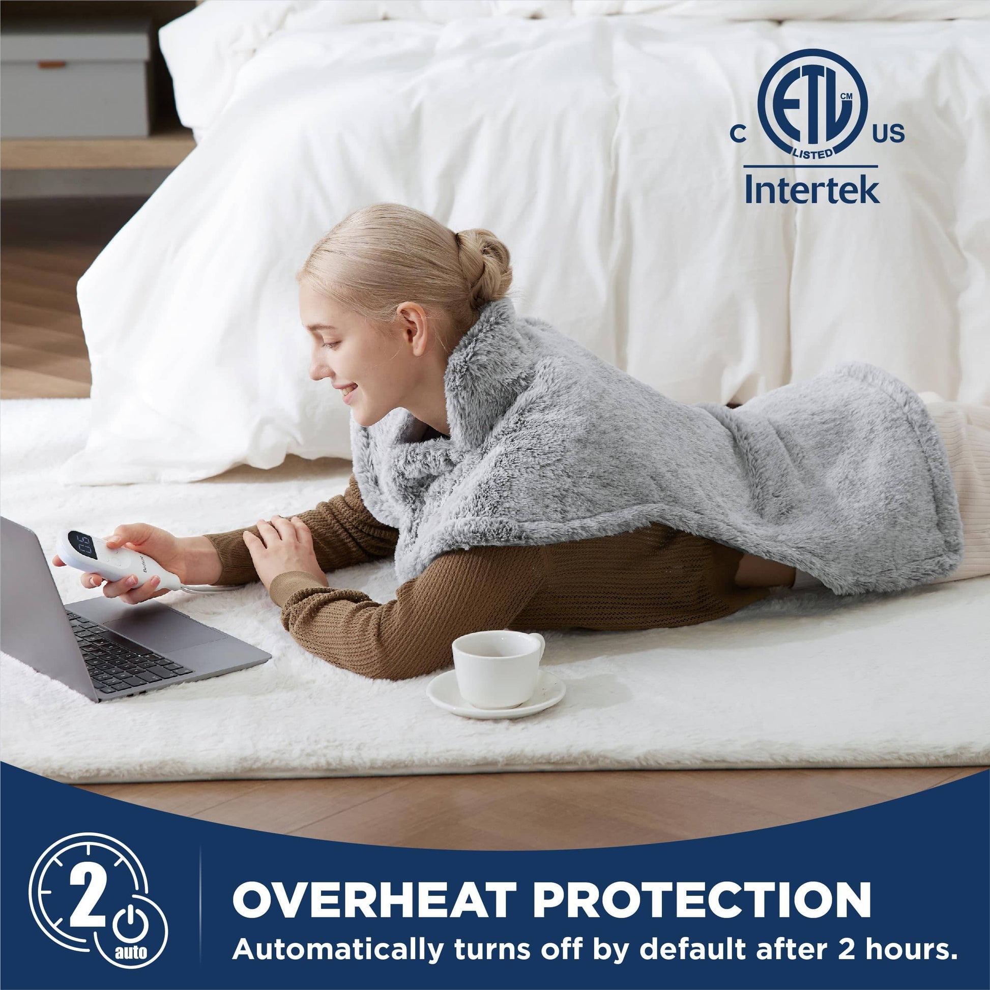 GentleSoft™ Electric Heated Pad for Neck and Shoulders