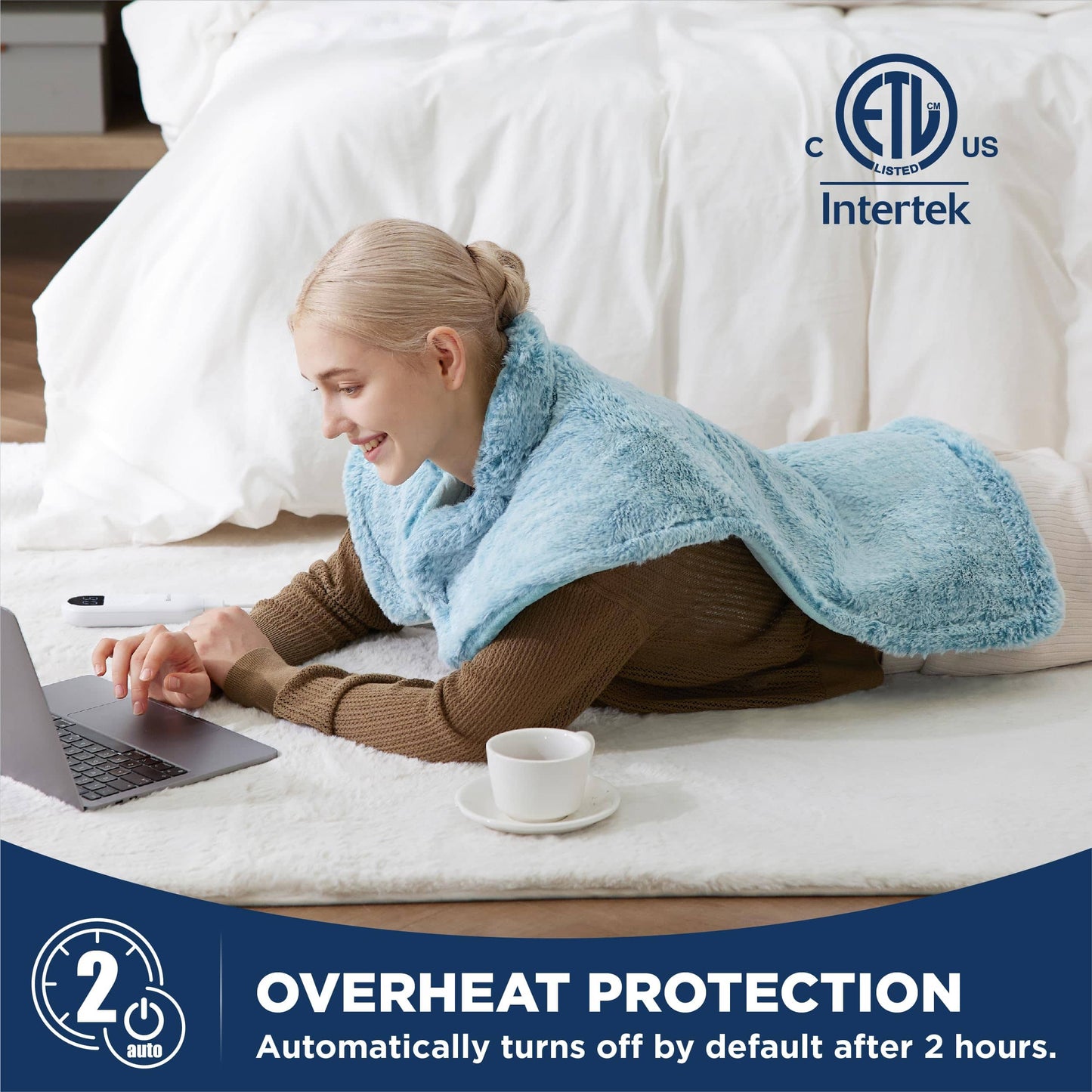 GentleSoft™ Electric Heated Pad for Neck and Shoulders