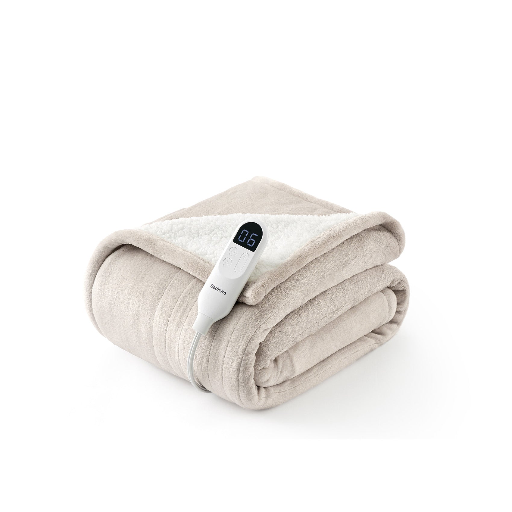 GentleSoft™ Solid Flannel Heated Blanket