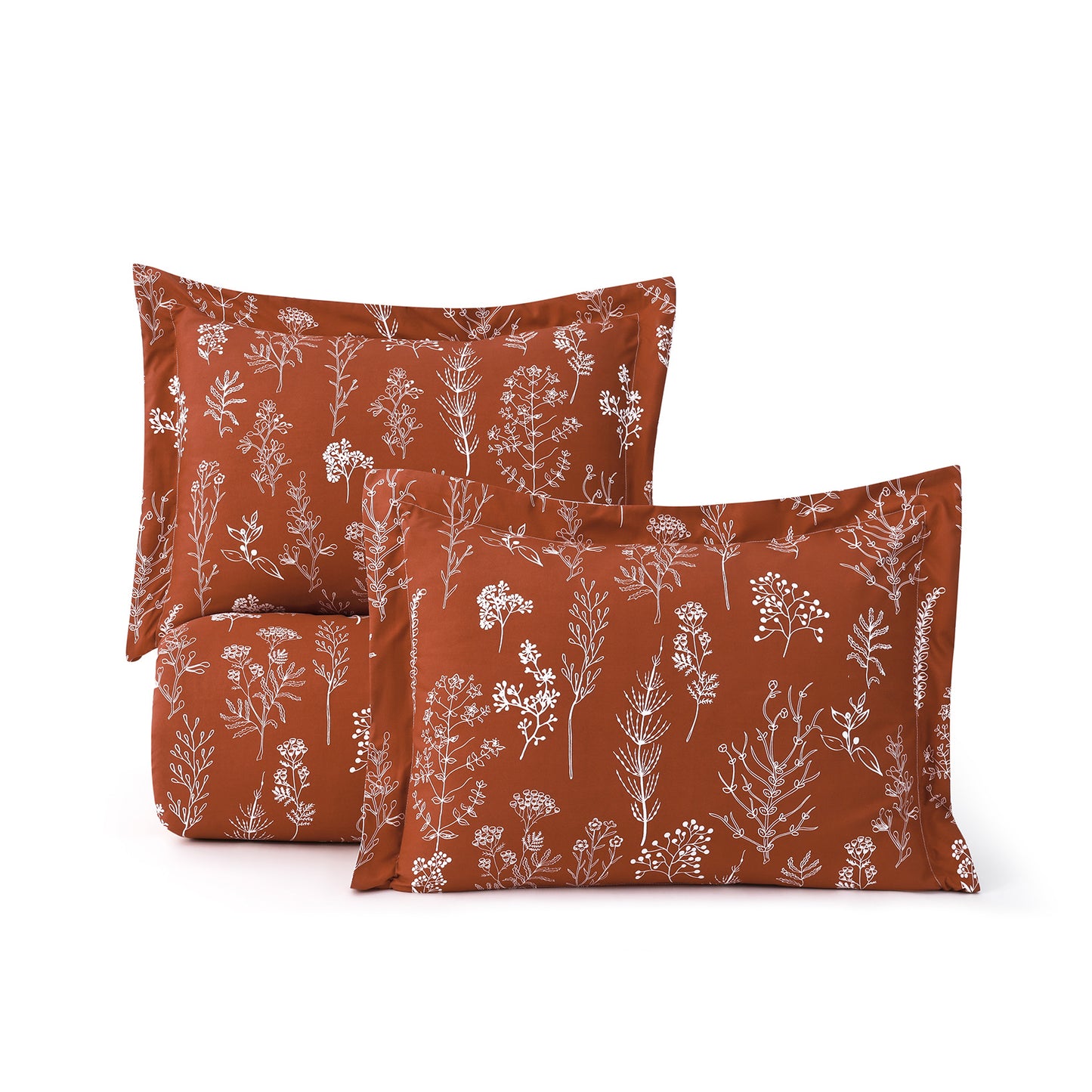 GentleSoft® Reversible Floral Print Duvet Cover Set