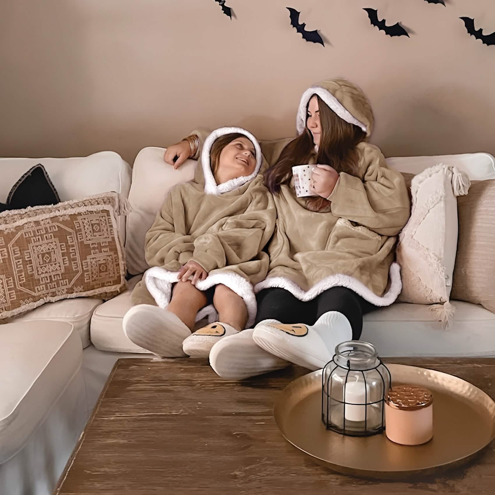GentleSoft™ Sherpa Fleece Wearable Blanket