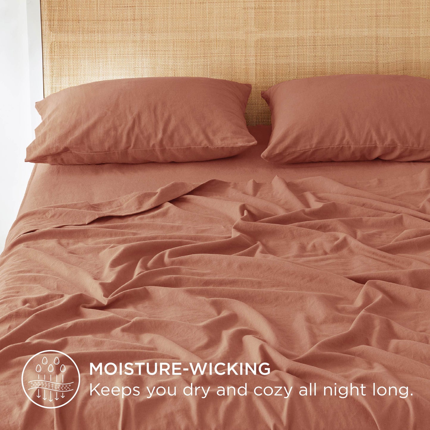 GentleSoft® Cotton-Linen Blend Sheet Set