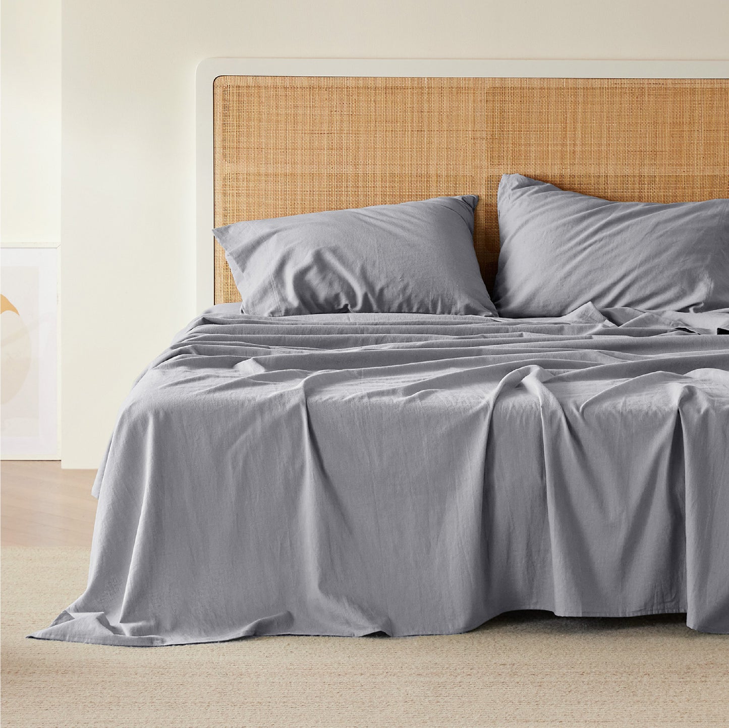 GentleSoft® Cotton-Linen Blend Sheet Set