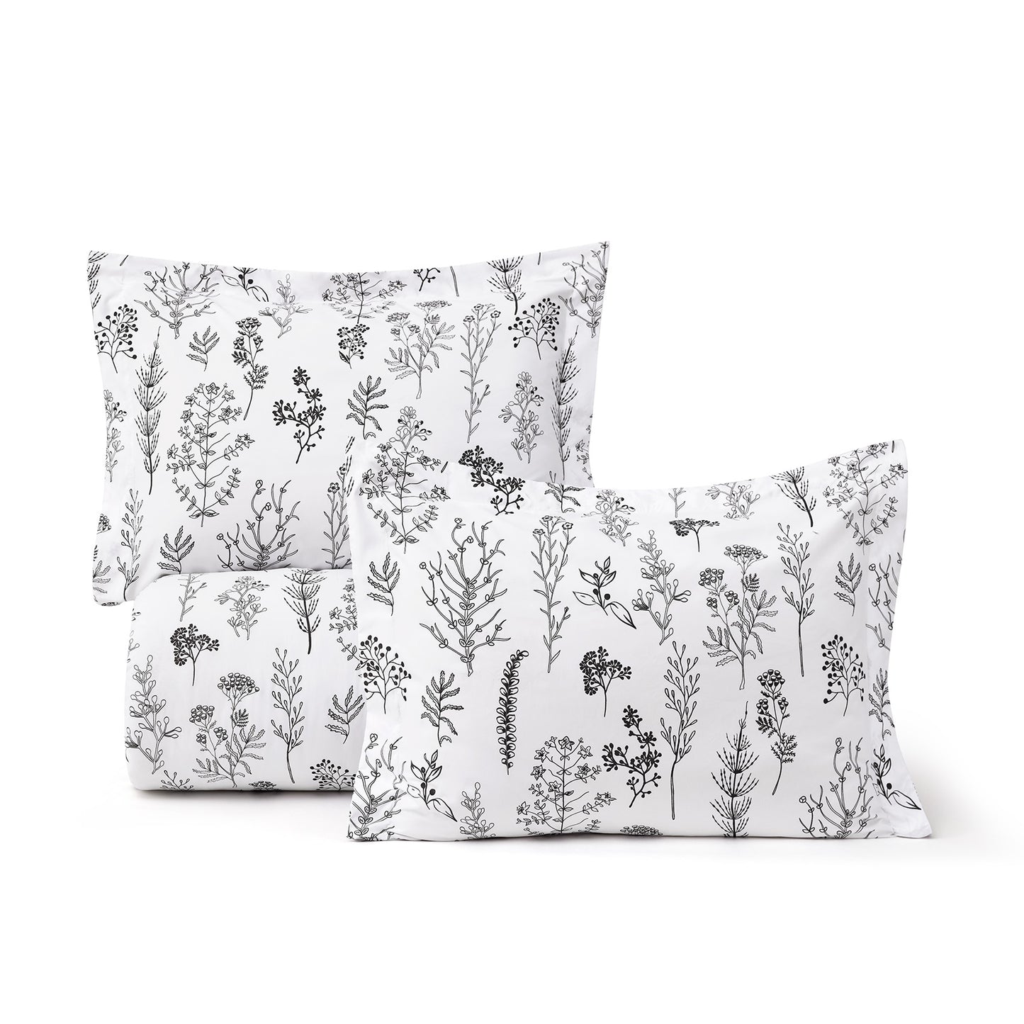 GentleSoft® Reversible Floral Print Duvet Cover Set