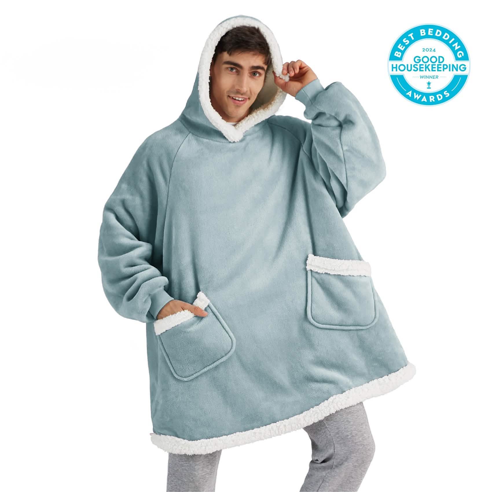 GentleSoft™ Sherpa Fleece Wearable Blanket