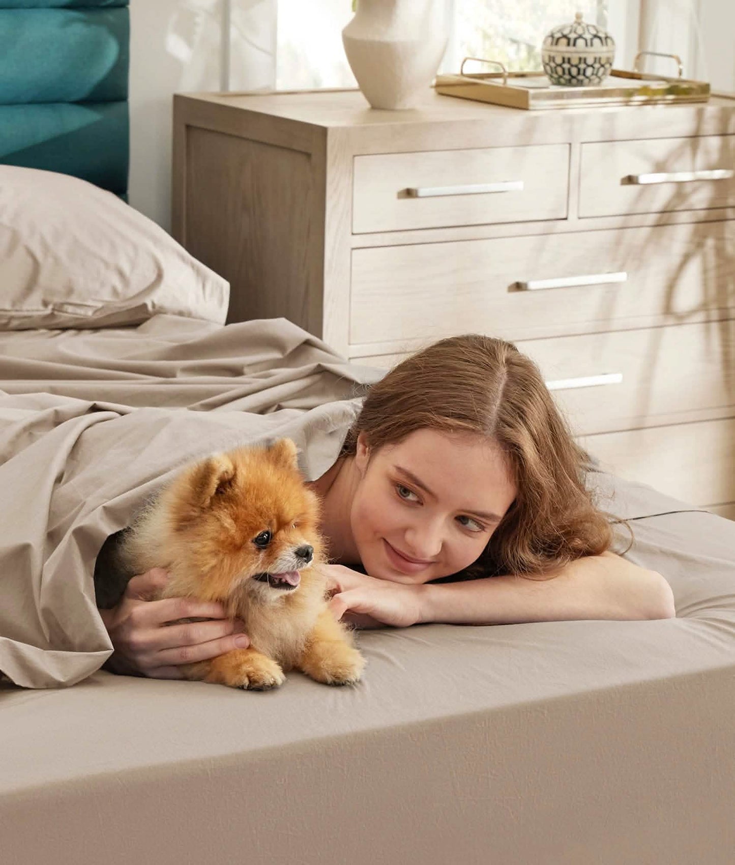 GentleSoft™ Cotton Percale Weave Sheet Set