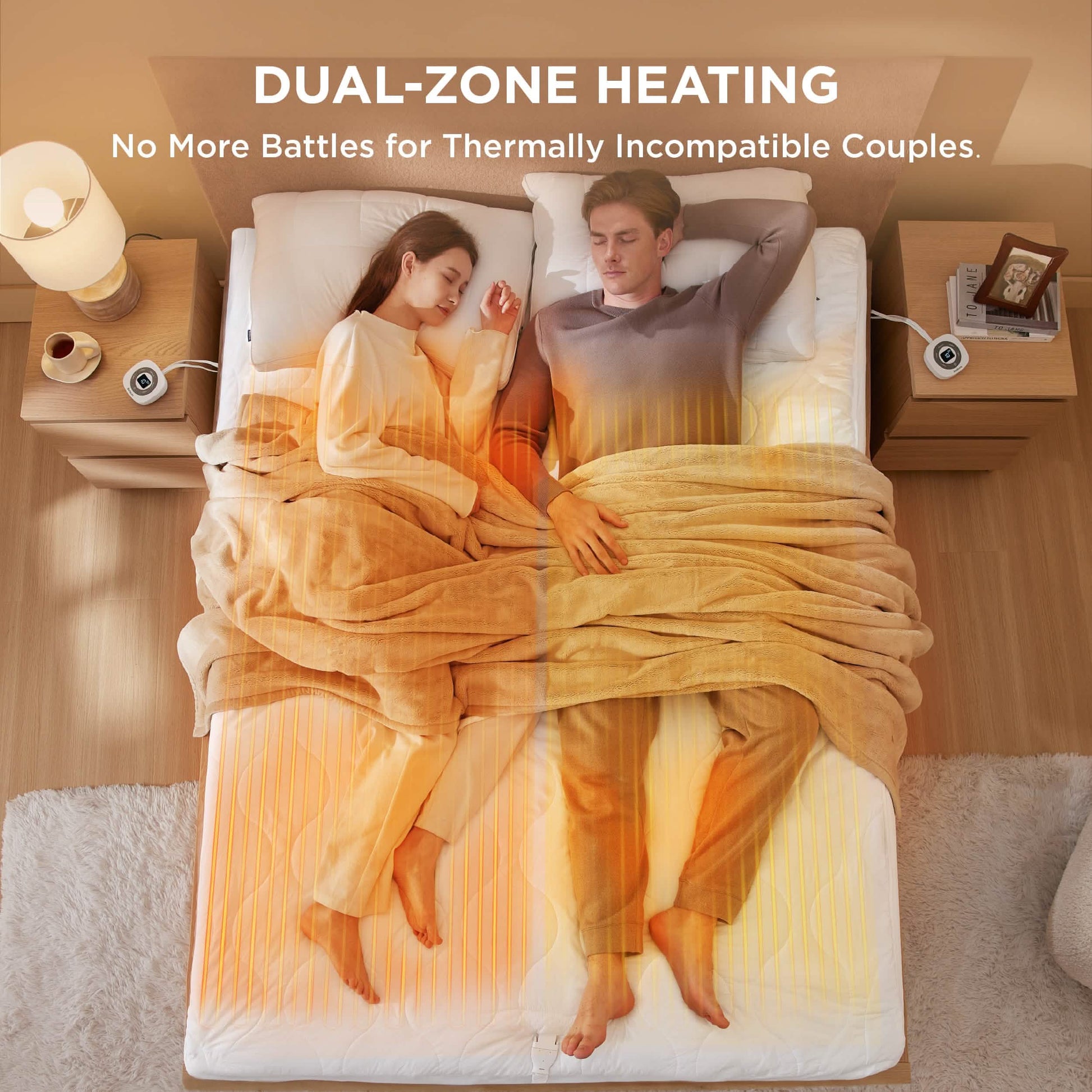 GentleSoft™ Waterproof Cotton Heated Mattress Pad