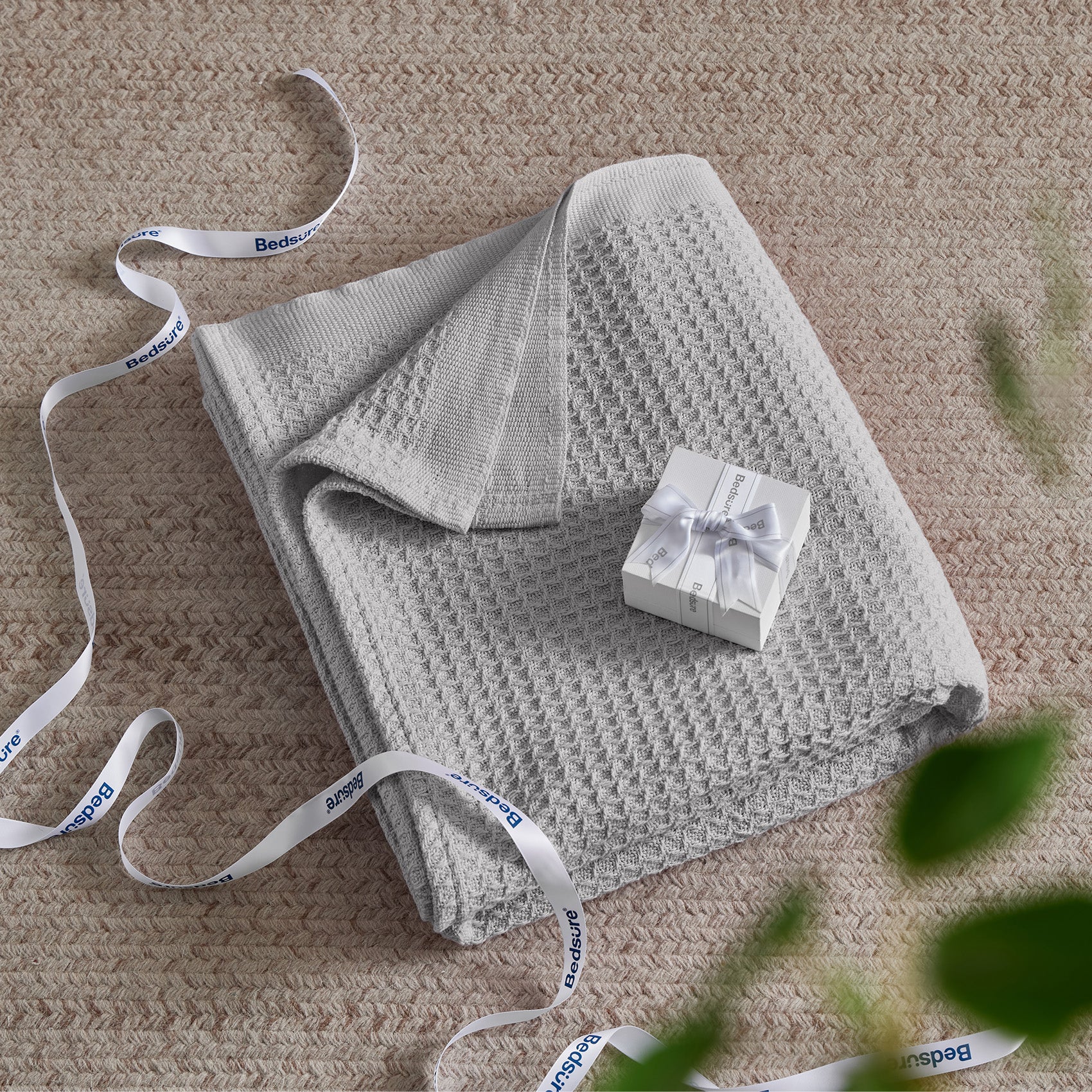 GentleSoft™ Cotton Waffle Weave Blanket