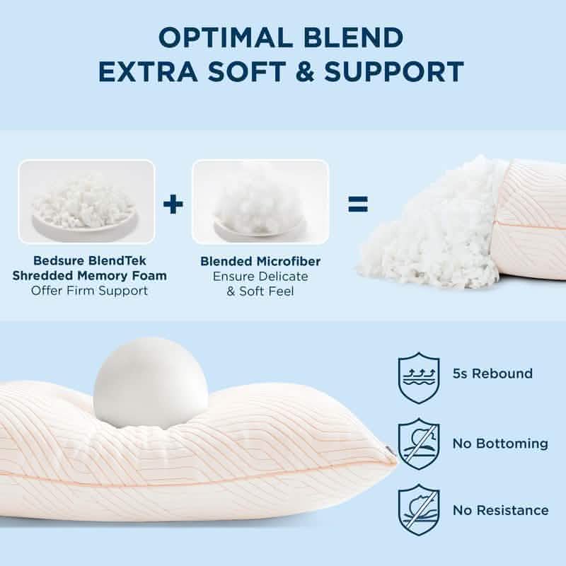 GentleSoft™ Adjustable Shredded Memory Foam Pillow