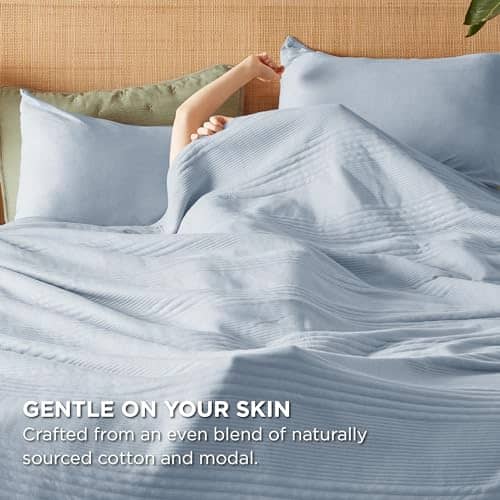 Bedsure Quilted Cotton Modal Blanket