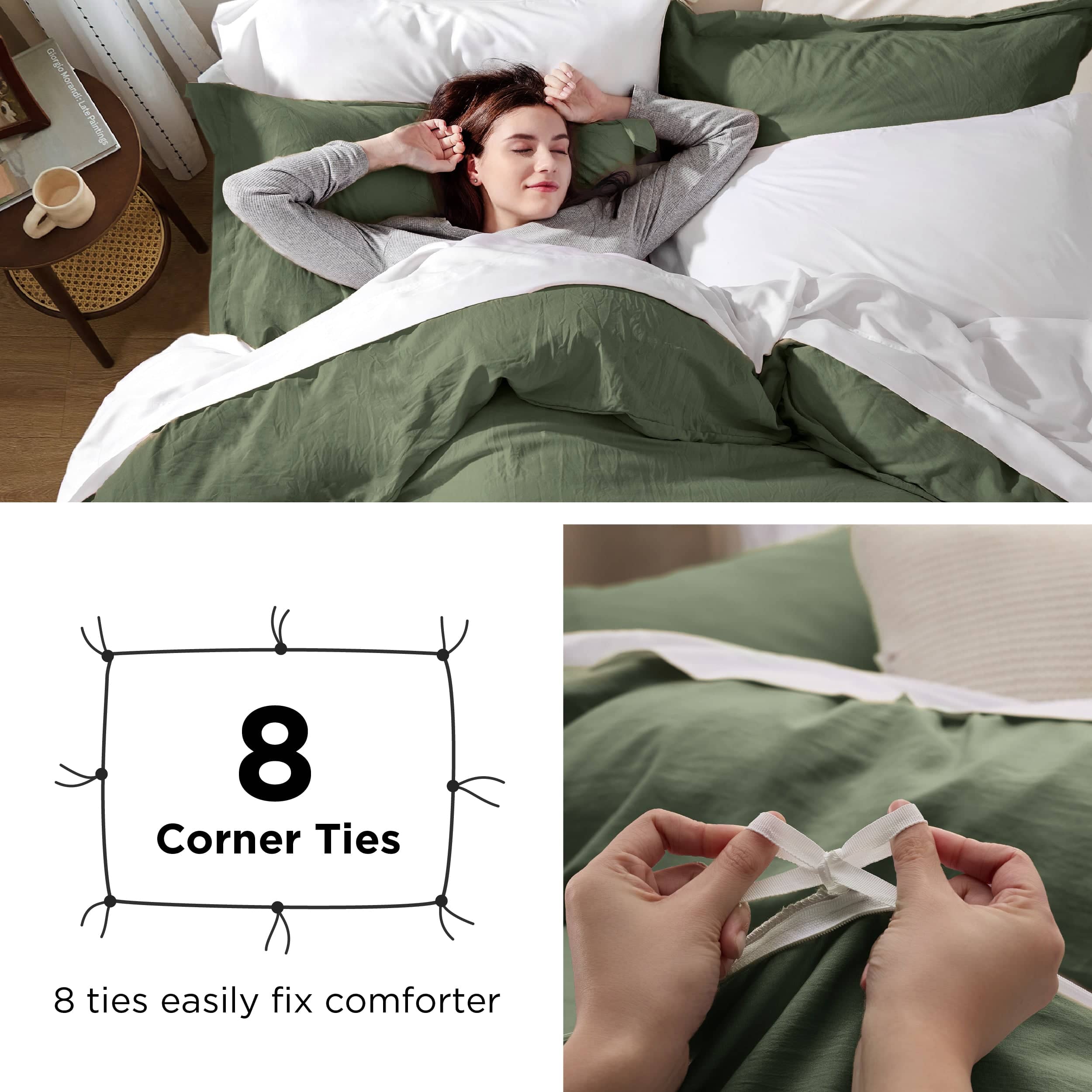 Ultra Soft Hypoallergenic Microfiber Duvet Cover Set