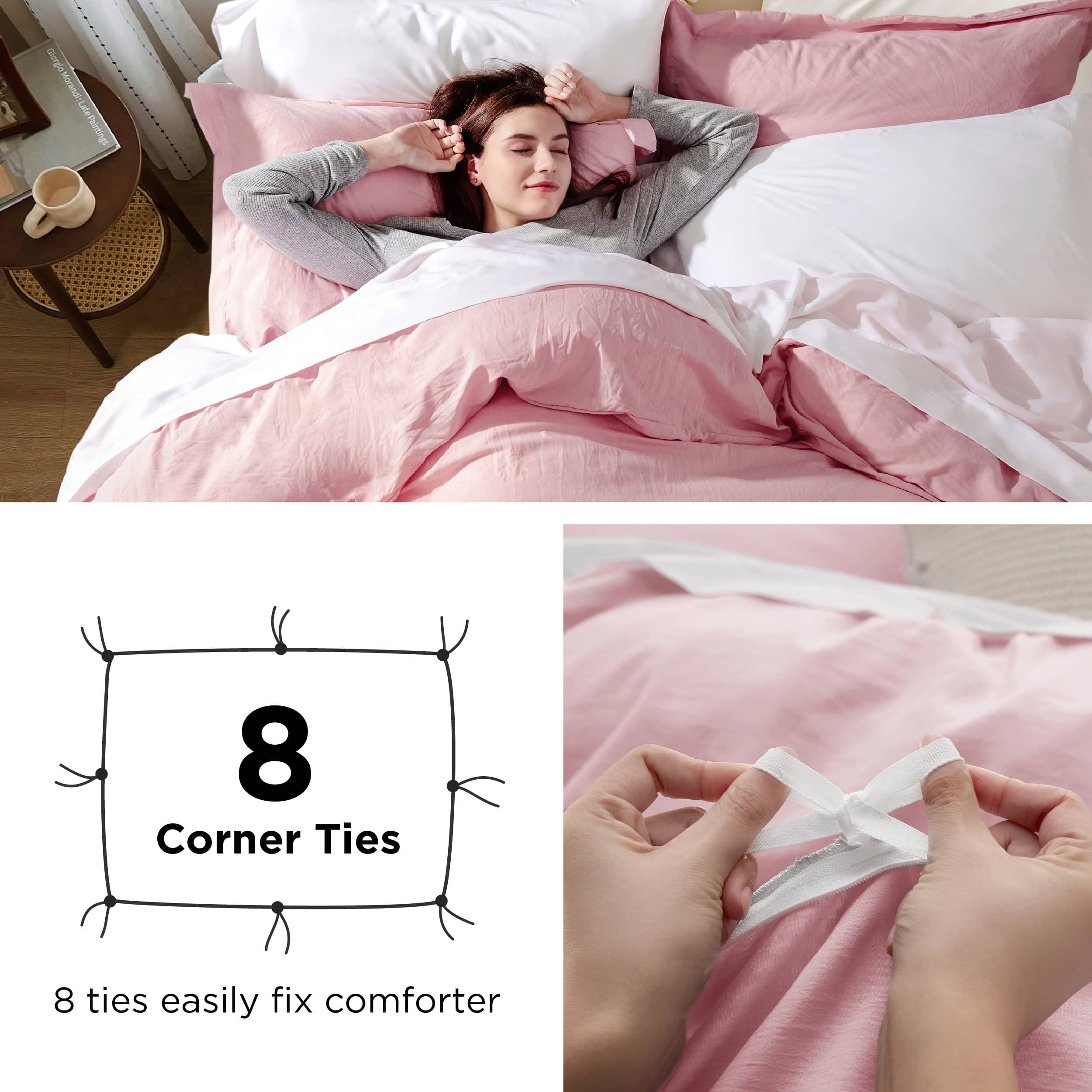 Ultra Soft Hypoallergenic Microfiber Duvet Cover Set