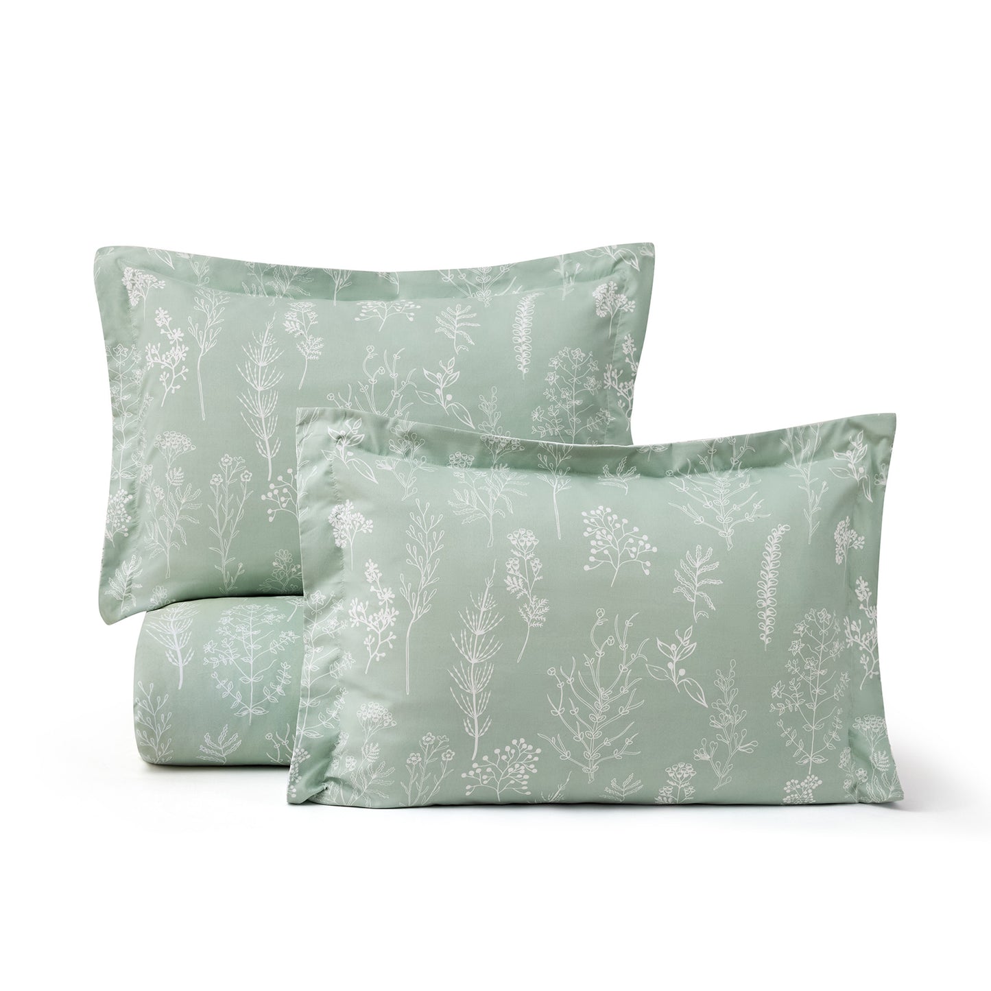 GentleSoft® Reversible Floral Print Duvet Cover Set