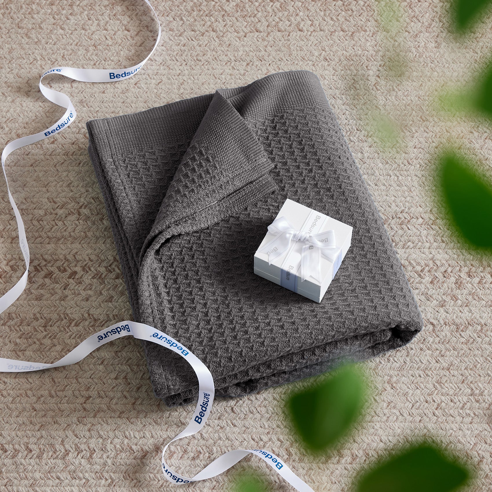 GentleSoft™ Cotton Waffle Weave Blanket