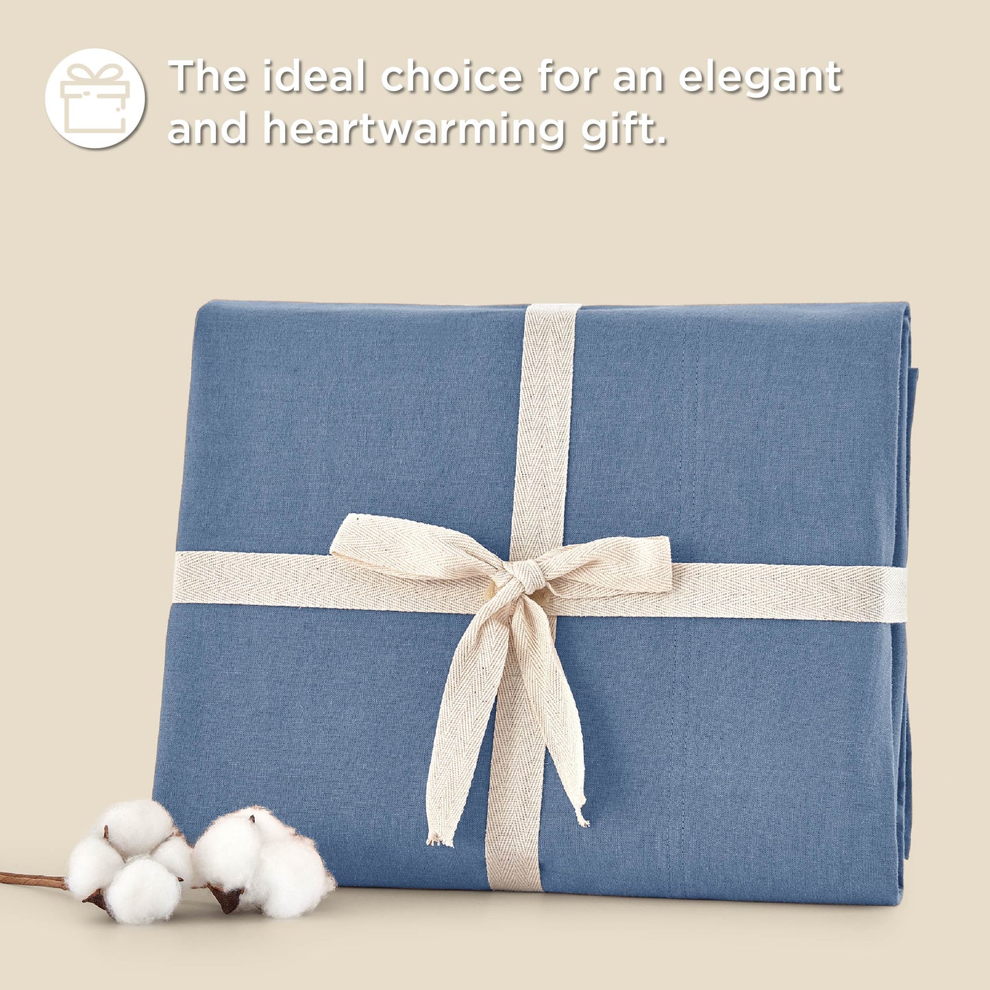 GentleSoft® Cotton-Linen Blend Sheet Set