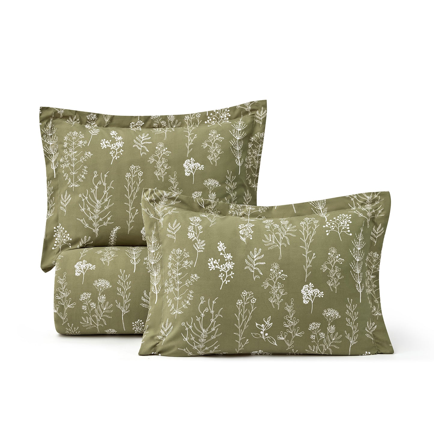 GentleSoft® Reversible Floral Print Duvet Cover Set