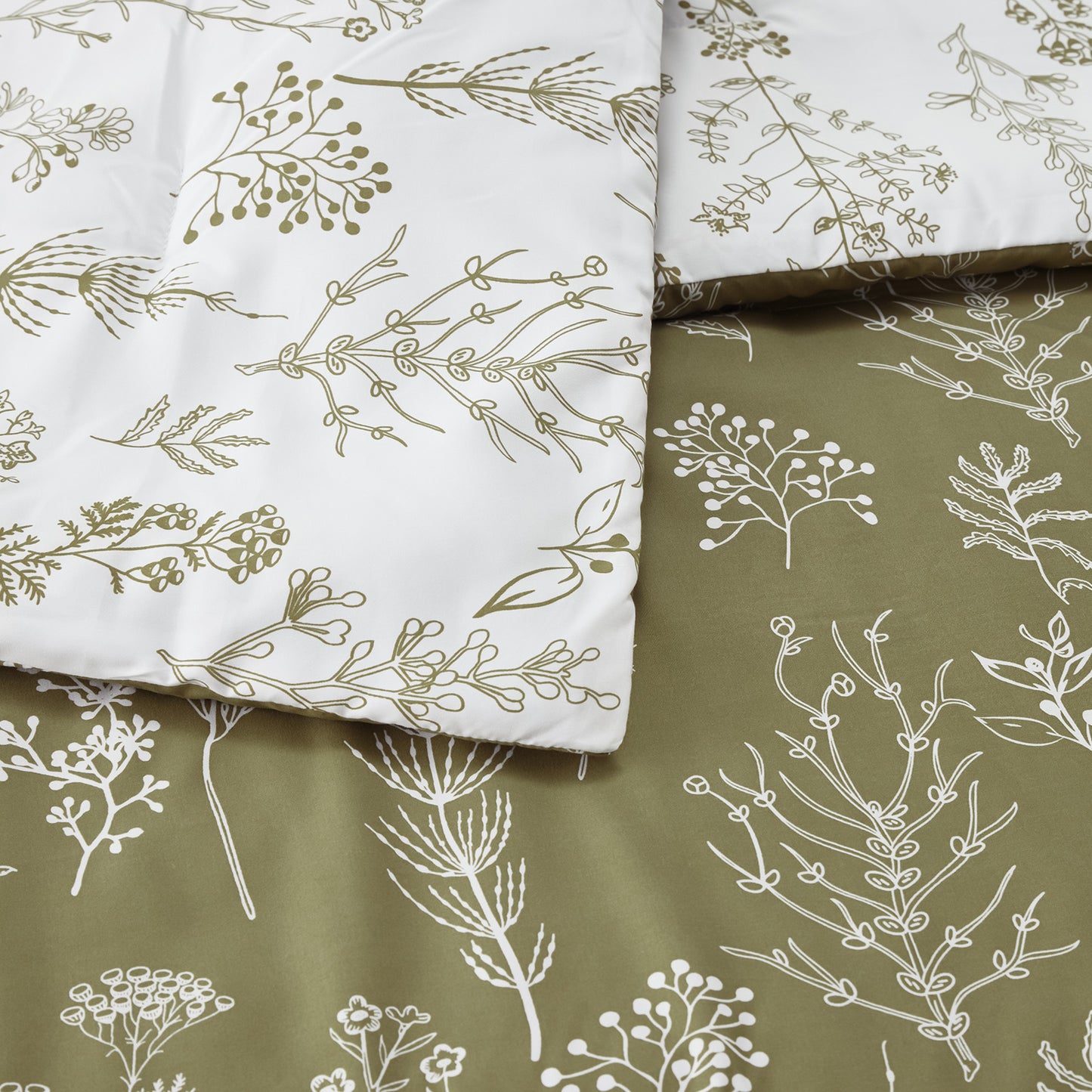 GentleSoft® Reversible Floral Print Duvet Cover Set