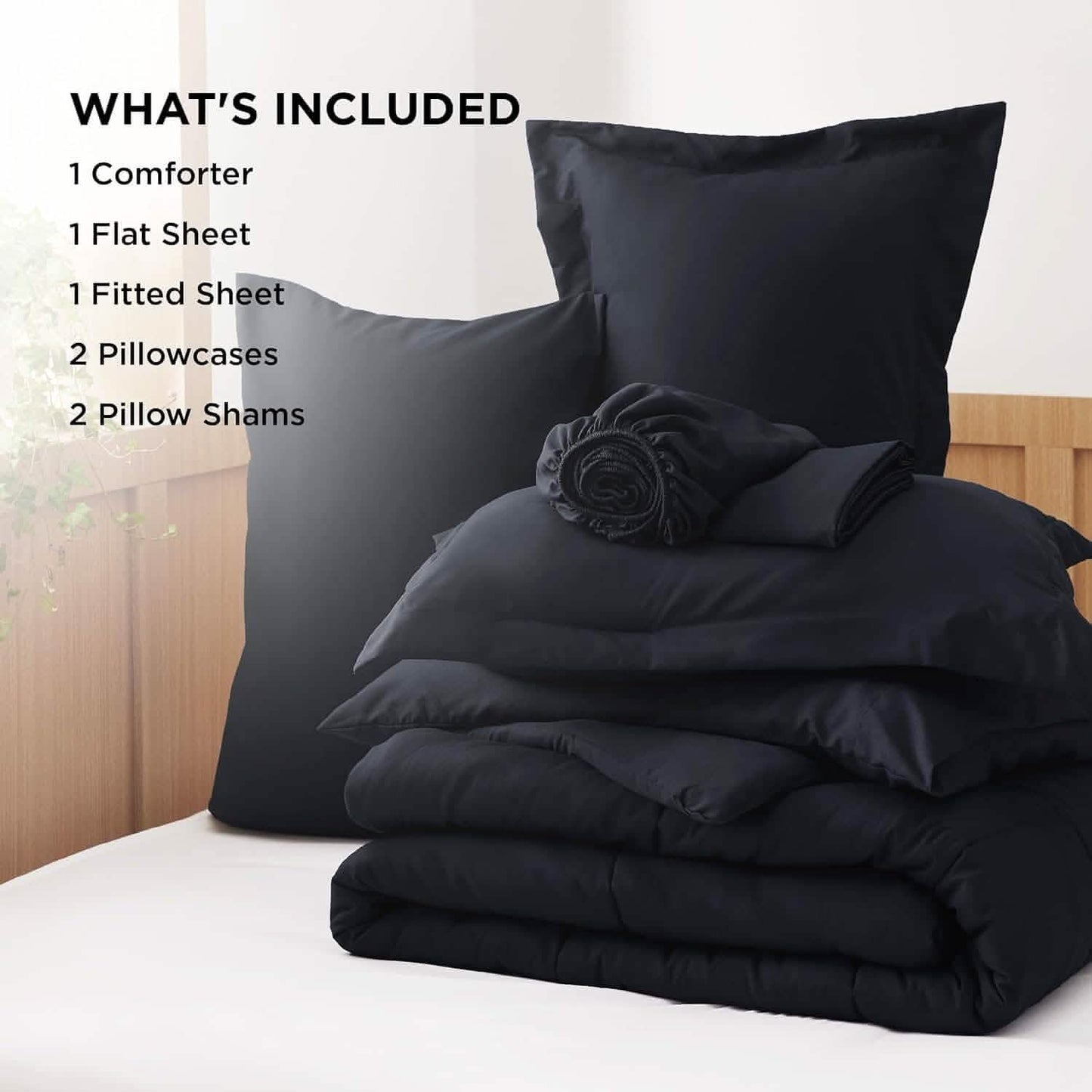 GentleSoft™ Comforter Set - 7 Pieces Solid