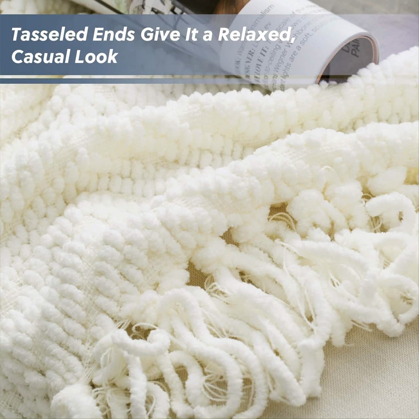 GentleSoft™ GentleSoft Versatile Knit Woven Chenille Blanket