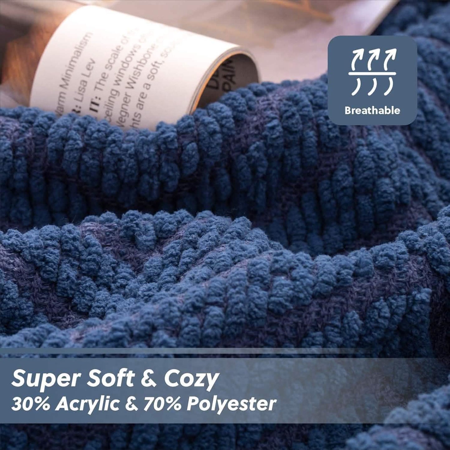 GentleSoft™ GentleSoft Versatile Knit Woven Chenille Blanket