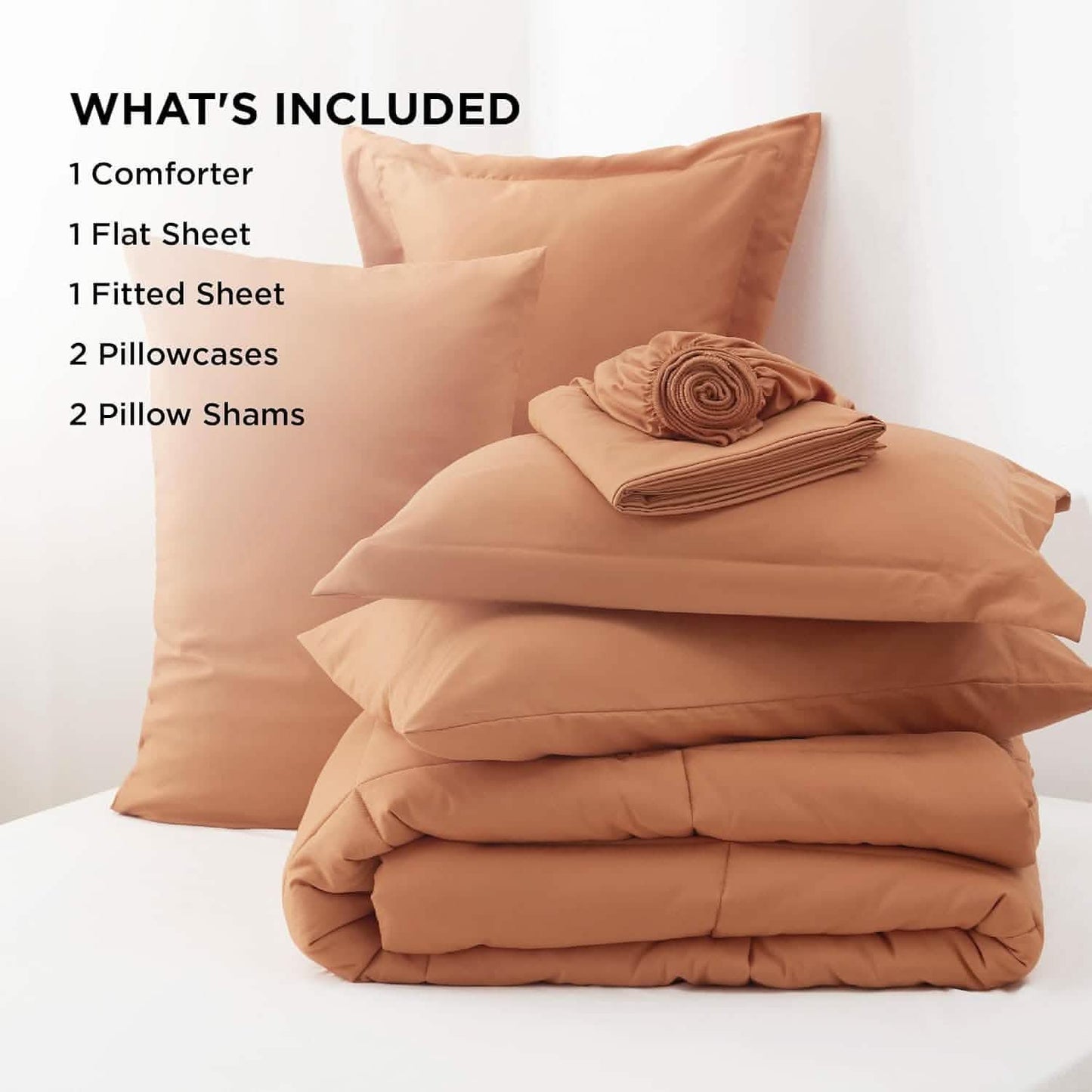 GentleSoft™ Comforter Set - 7 Pieces Solid