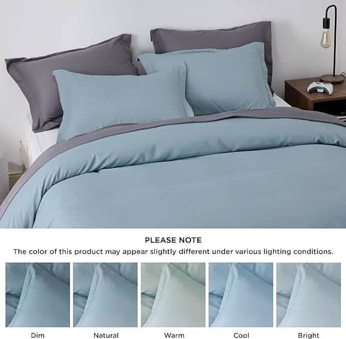 GentleSoft™ Brushed Microfiber Duvet Cover Sets With Fitted Sheet