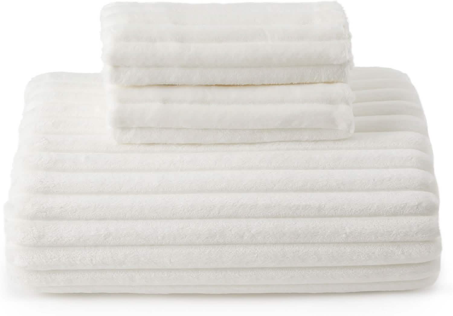 GentleSoft™ Striped Flannel Duvet Cover Set