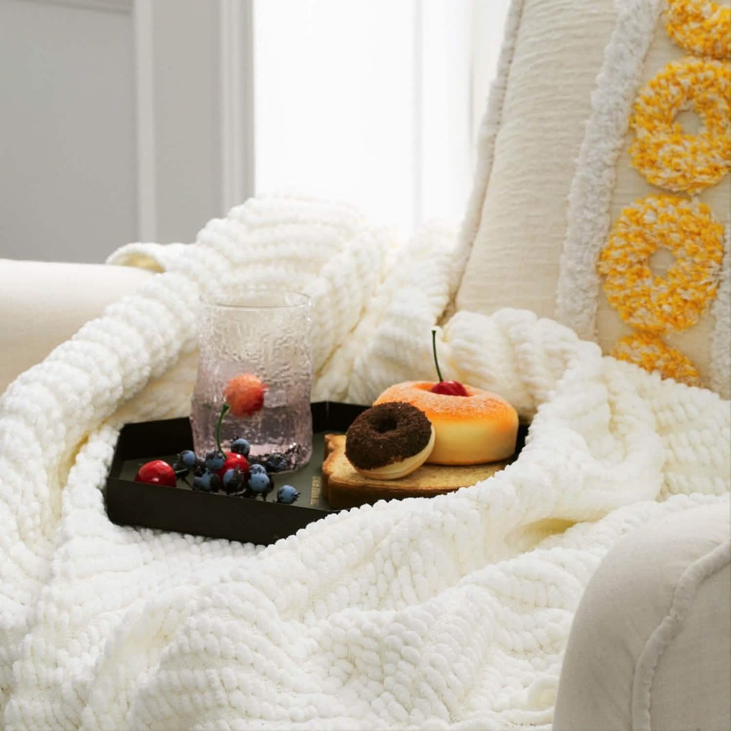 GentleSoft™ GentleSoft Versatile Knit Woven Chenille Blanket