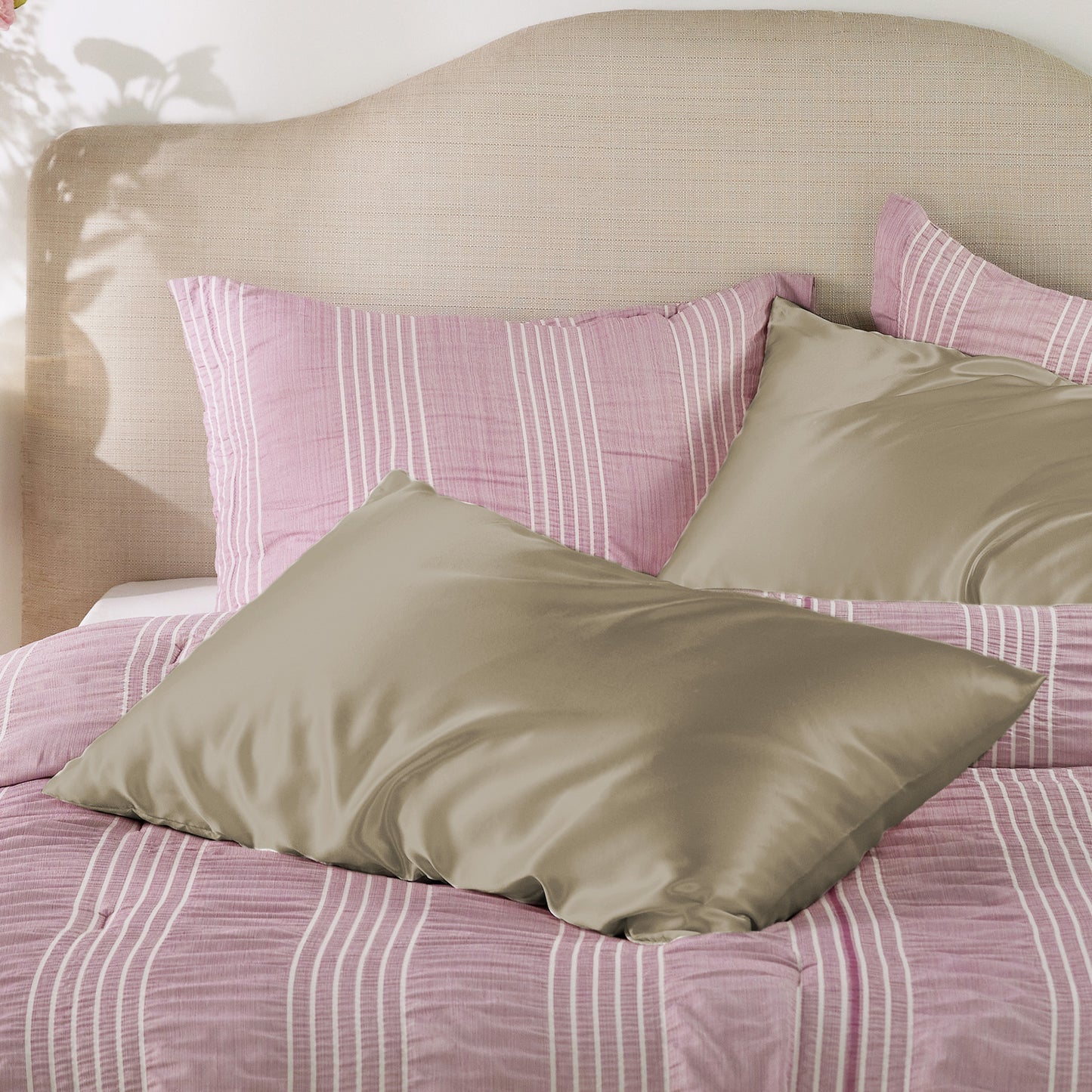 GentleSoft® Solid Satin Pillowcase
