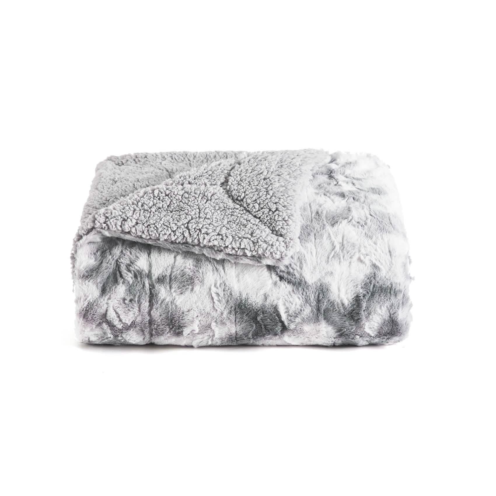 GentleSoft™ Faux Fur Sherpa Fleece Blanket